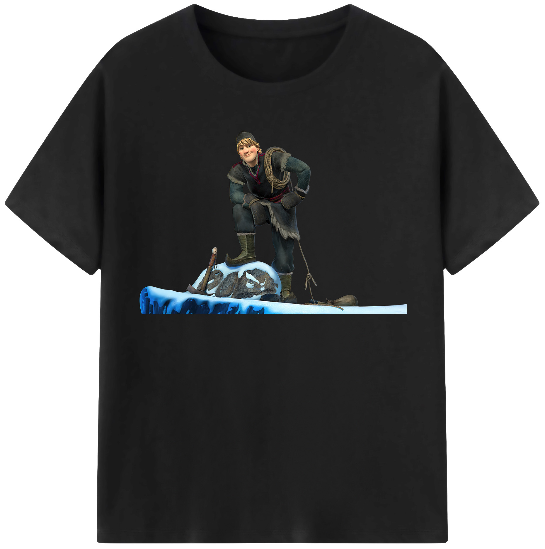 （画像用） アナと雪の女王 アンナ エルサ Frozen Anna Elsa 綿100％半袖Tシャツ（フロントプリント）