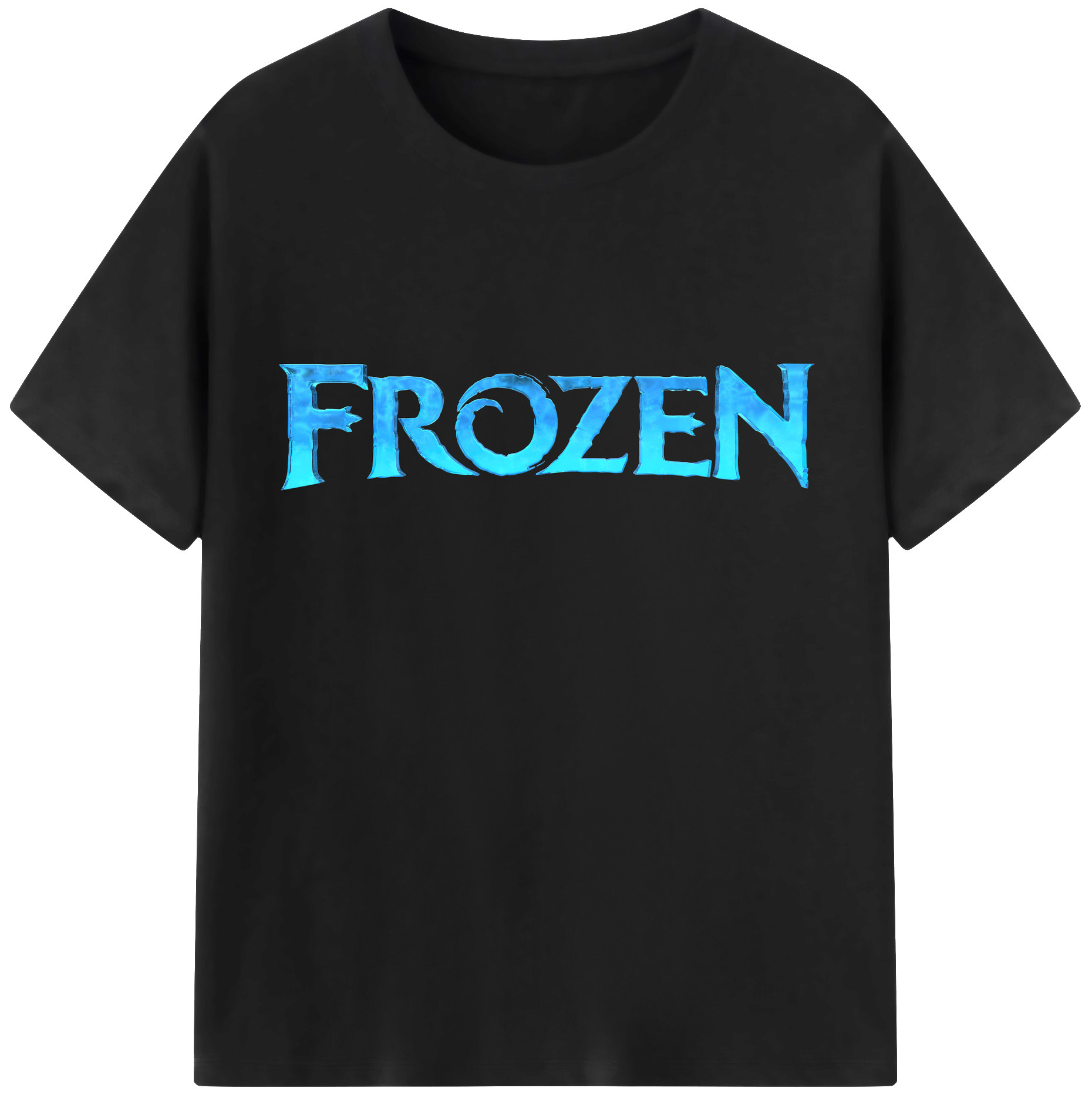 （画像用） アナと雪の女王 アンナ エルサ Frozen Anna Elsa 綿100％半袖Tシャツ（フロントプリント）