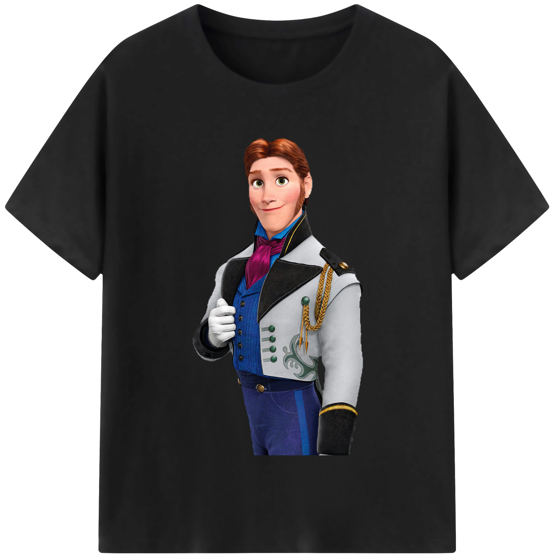 （画像用） アナと雪の女王 アンナ エルサ Frozen Anna Elsa 綿100％半袖Tシャツ（フロントプリント）