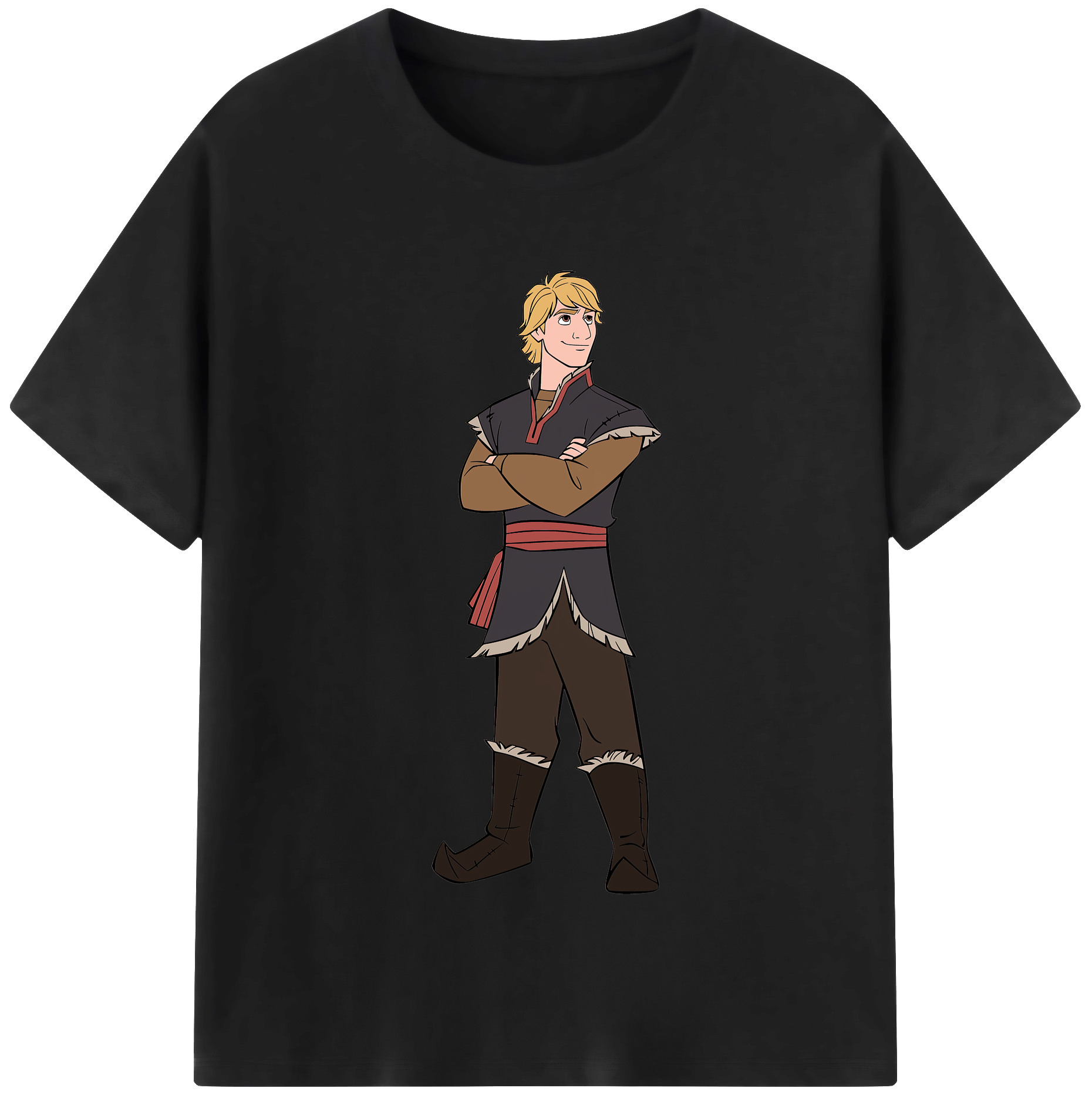 （画像用） アナと雪の女王 アンナ エルサ Frozen Anna Elsa 綿100％半袖Tシャツ（フロントプリント）