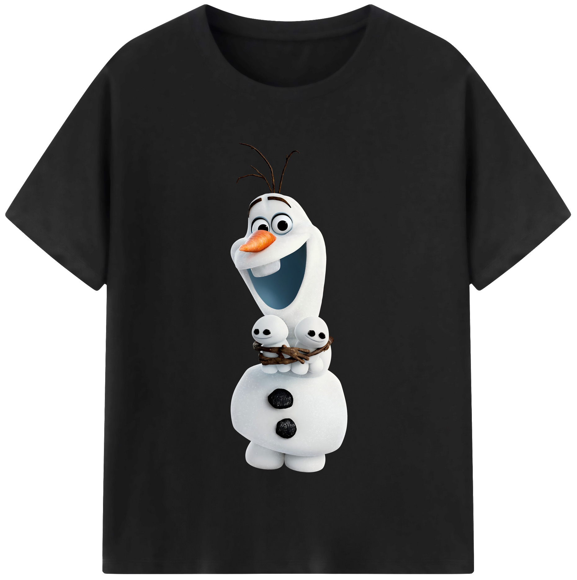 （画像用） アナと雪の女王 アンナ エルサ Frozen Anna Elsa 綿100％半袖Tシャツ（フロントプリント）