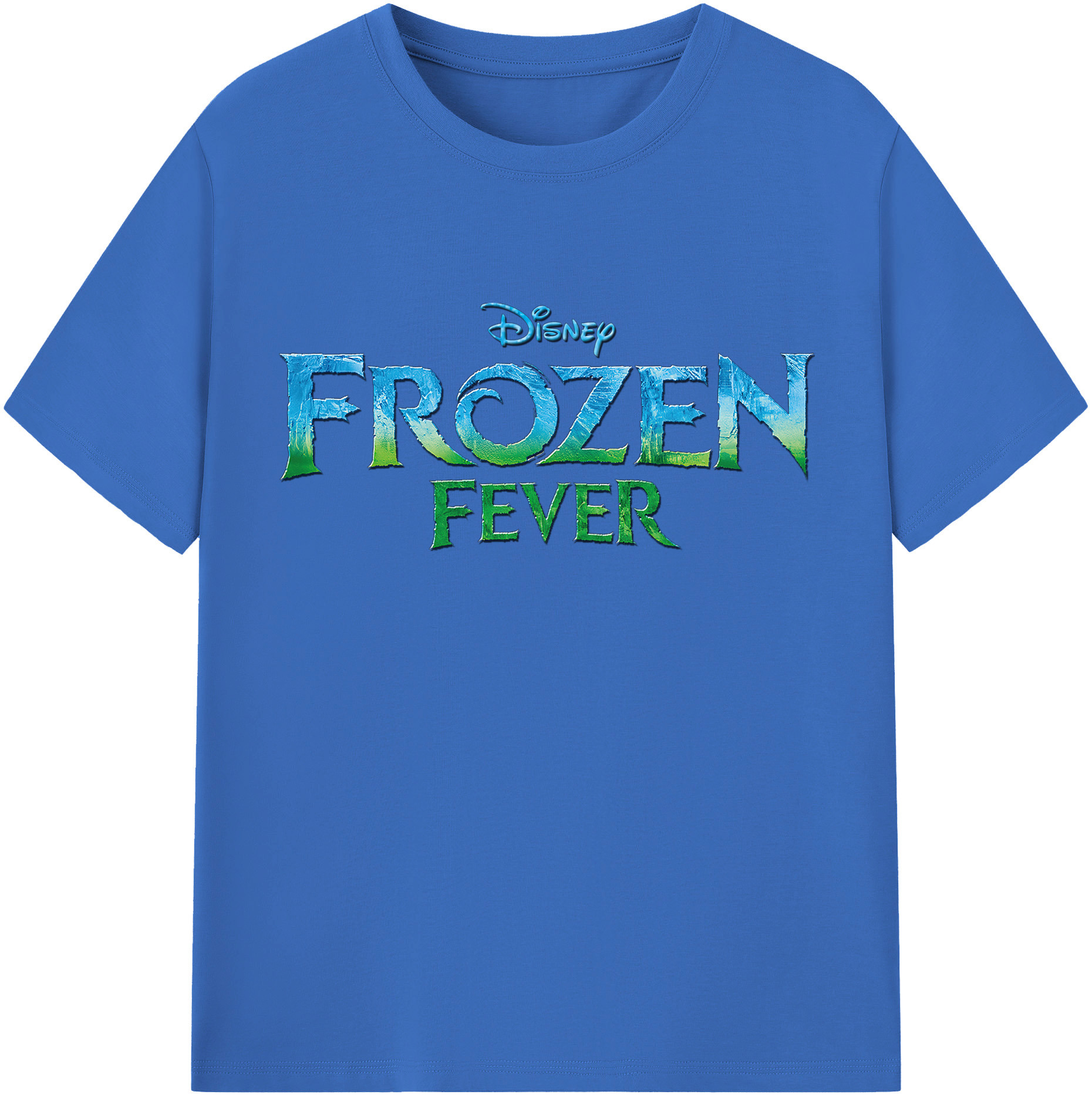 （画像用） アナと雪の女王 アンナ エルサ Frozen Anna Elsa 綿100％半袖Tシャツ（フロントプリント）