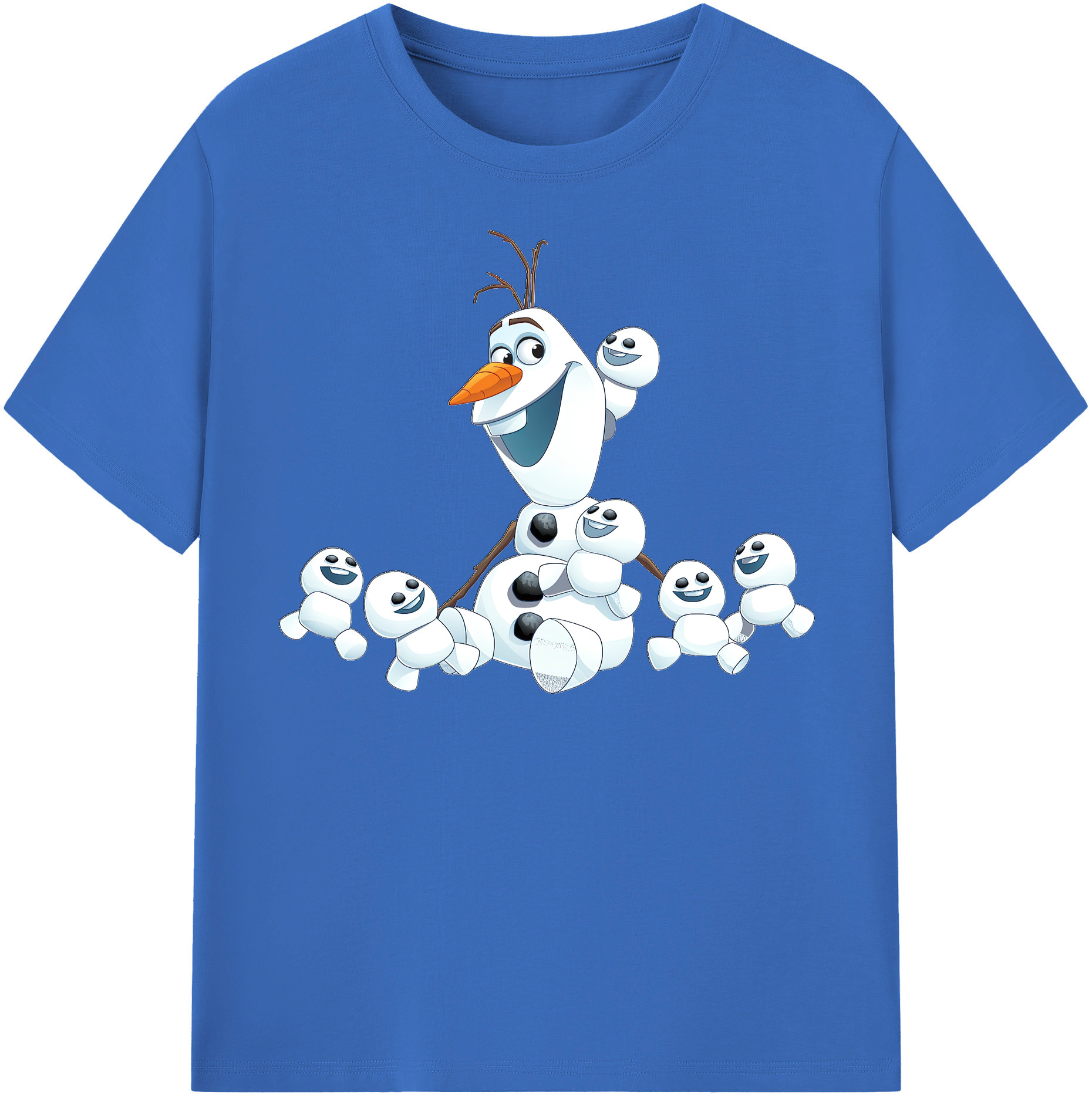 （画像用） アナと雪の女王 アンナ エルサ Frozen Anna Elsa 綿100％半袖Tシャツ（フロントプリント）