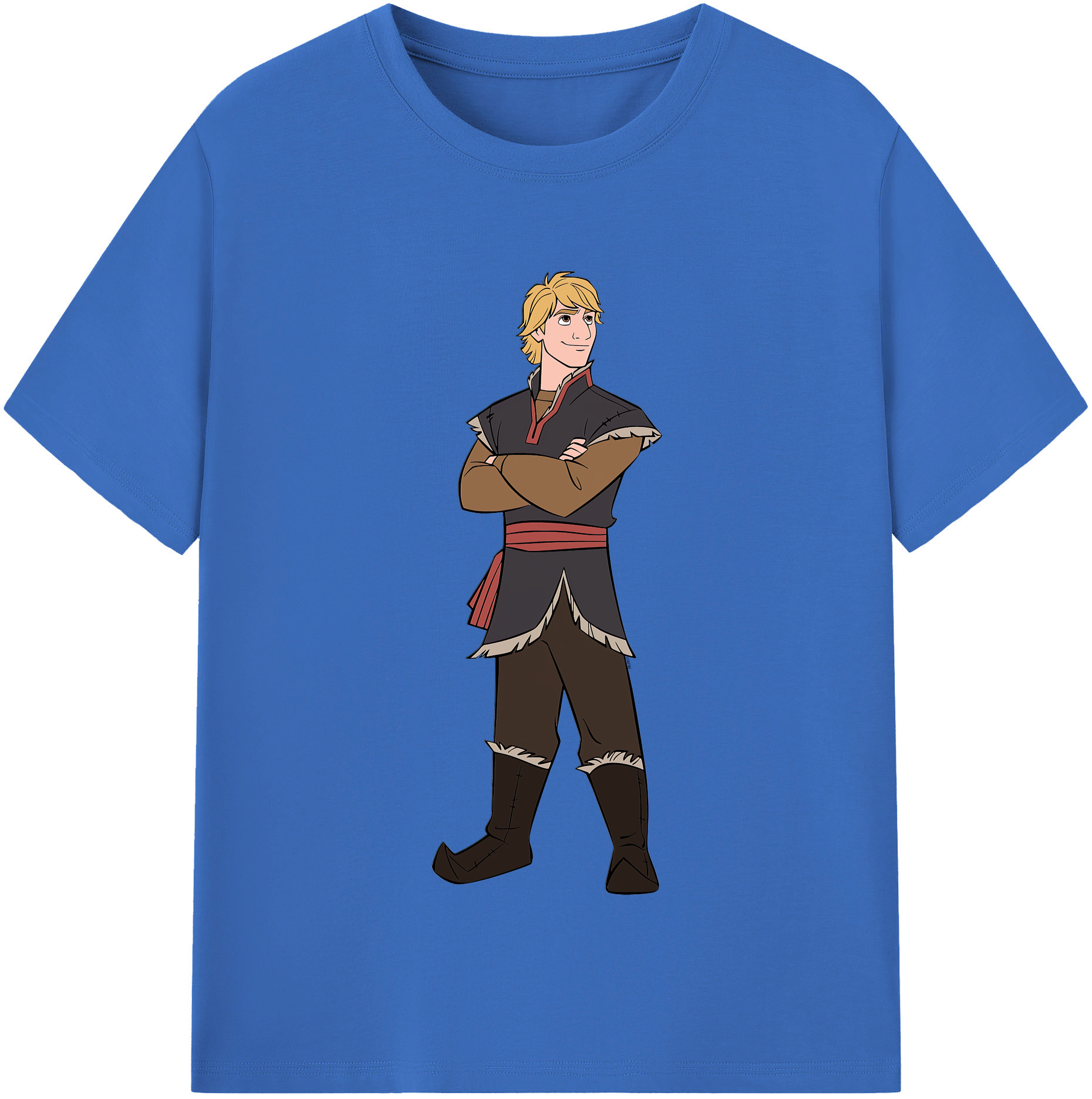 （画像用） アナと雪の女王 アンナ エルサ Frozen Anna Elsa 綿100％半袖Tシャツ（フロントプリント）