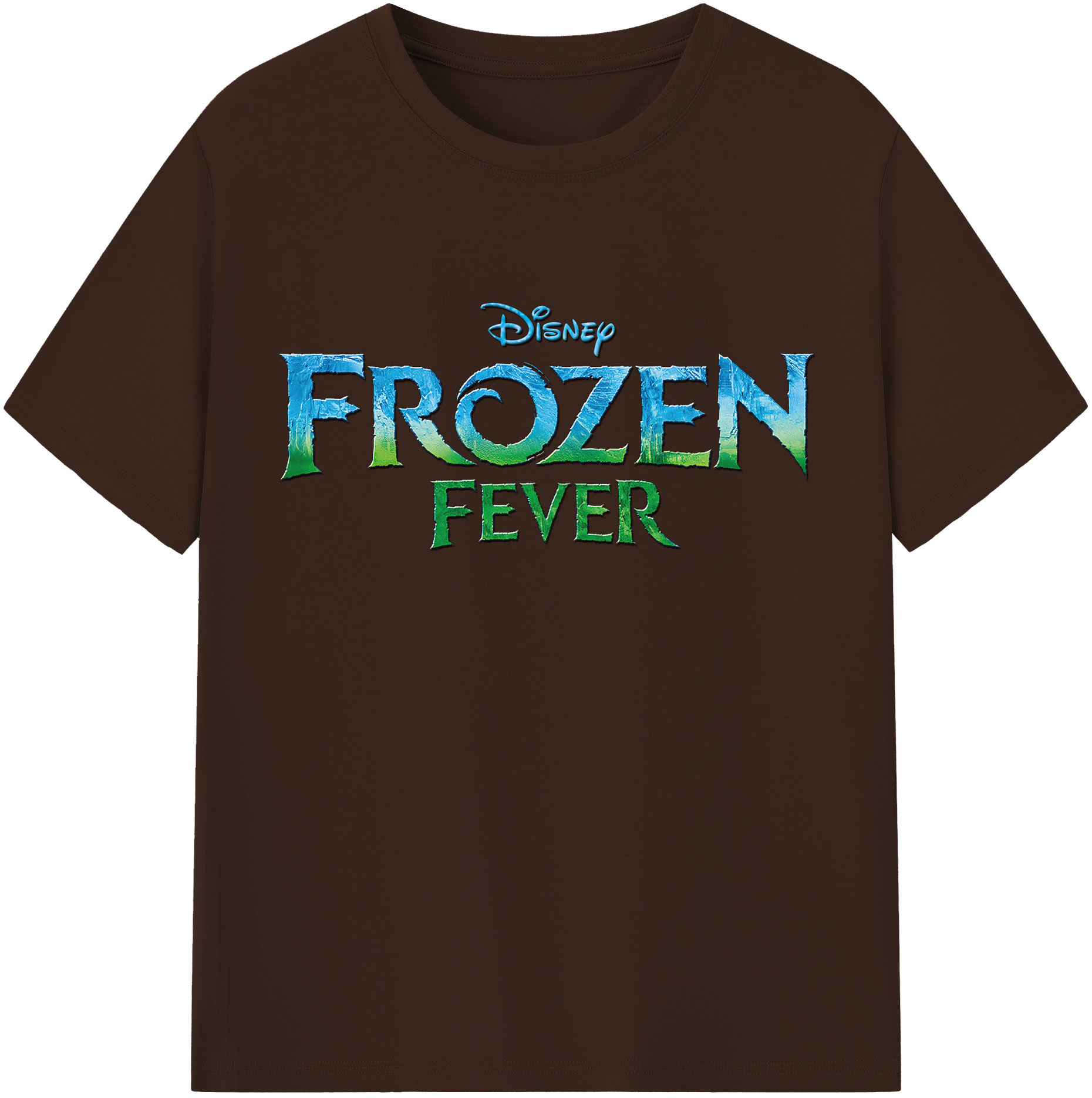 （画像用） アナと雪の女王 アンナ エルサ Frozen Anna Elsa 綿100％半袖Tシャツ（フロントプリント）