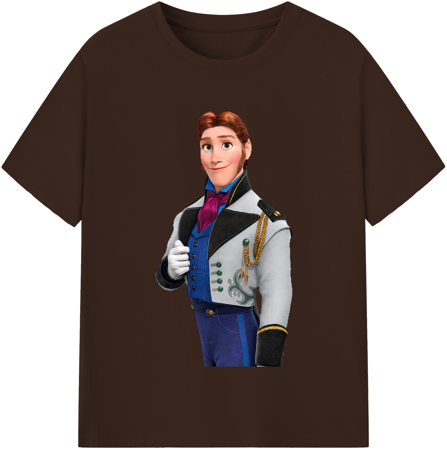 （画像用） アナと雪の女王 アンナ エルサ Frozen Anna Elsa 綿100％半袖Tシャツ（フロントプリント）