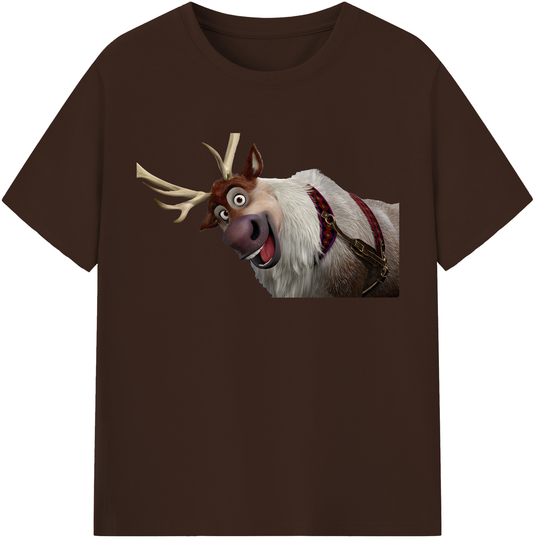 （画像用） アナと雪の女王 アンナ エルサ Frozen Anna Elsa 綿100％半袖Tシャツ（フロントプリント）