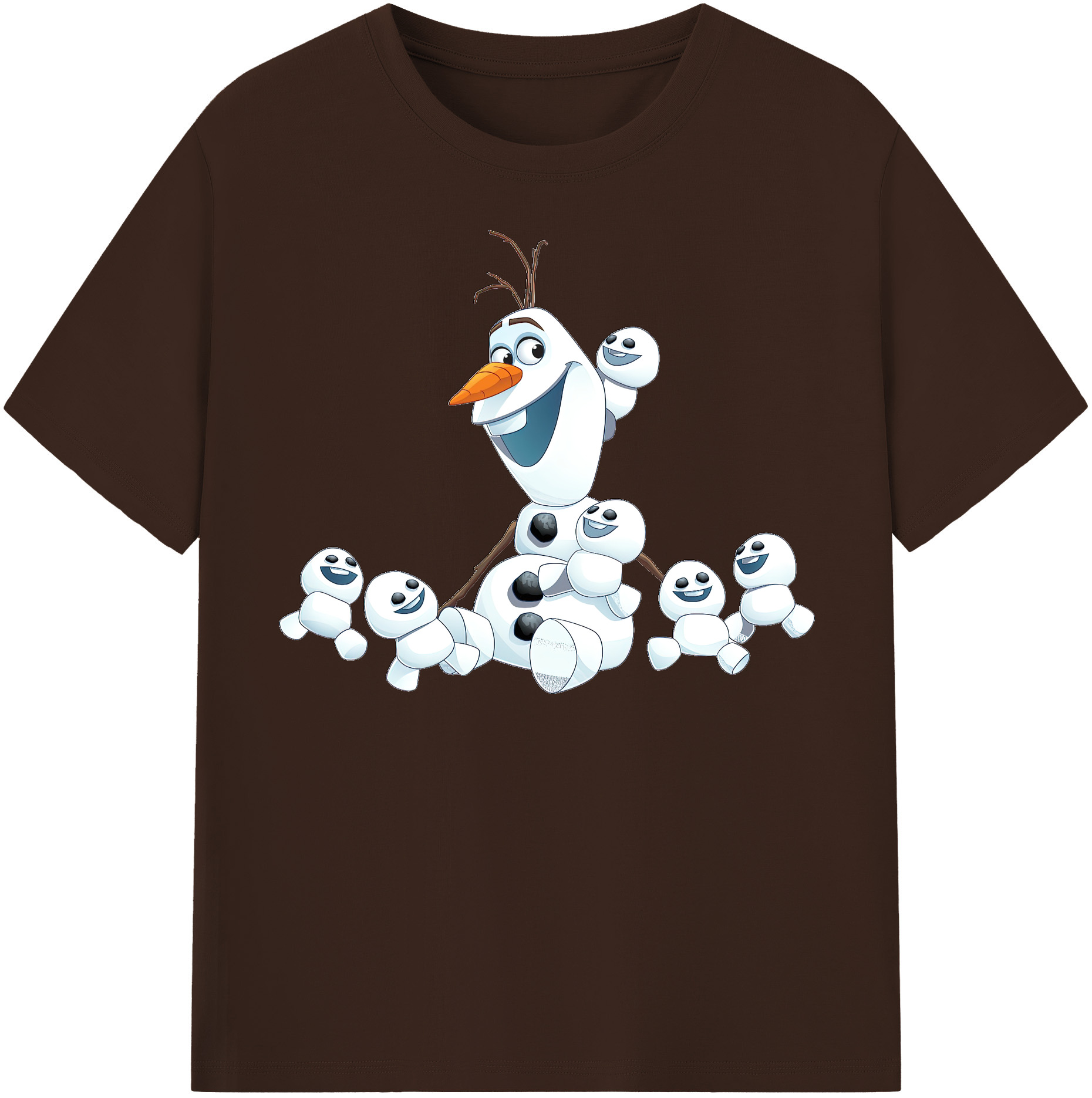 （画像用） アナと雪の女王 アンナ エルサ Frozen Anna Elsa 綿100％半袖Tシャツ（フロントプリント）