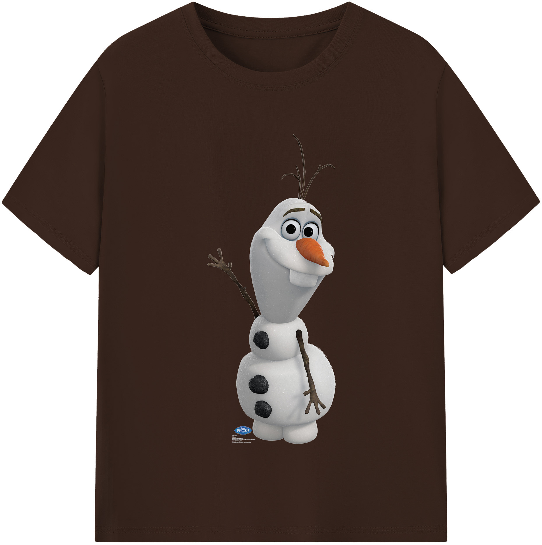 （画像用） アナと雪の女王 アンナ エルサ Frozen Anna Elsa 綿100％半袖Tシャツ（フロントプリント）