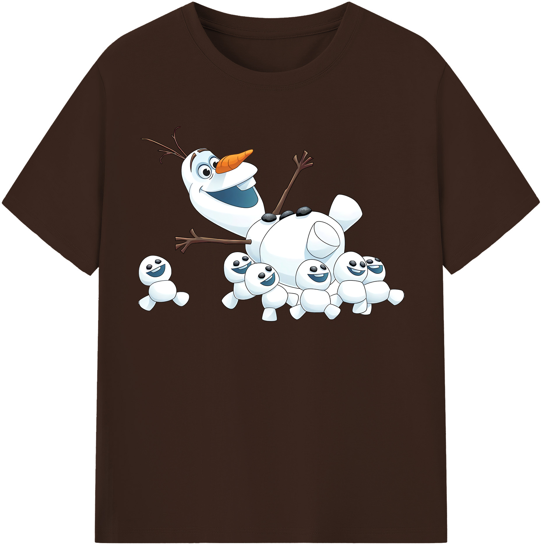 （画像用） アナと雪の女王 アンナ エルサ Frozen Anna Elsa 綿100％半袖Tシャツ（フロントプリント）