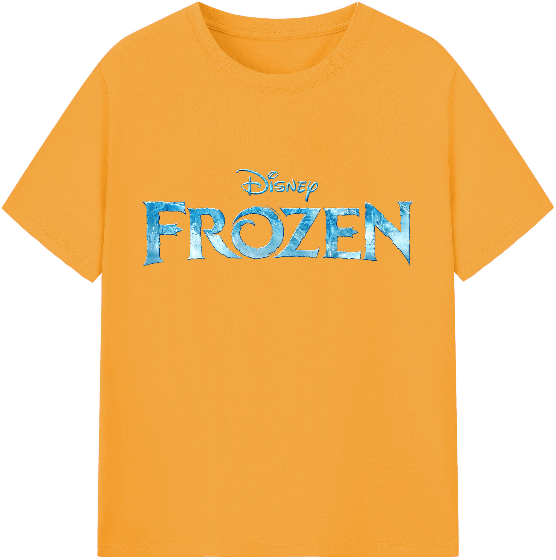 （画像用） アナと雪の女王 アンナ エルサ Frozen Anna Elsa 綿100％半袖Tシャツ（フロントプリント）