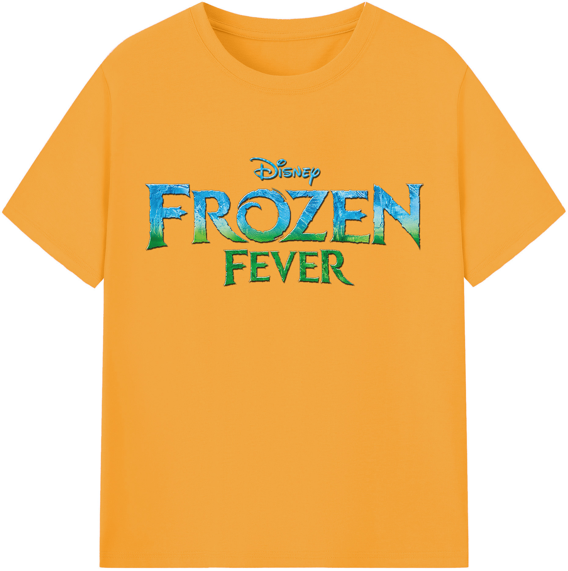 （画像用） アナと雪の女王 アンナ エルサ Frozen Anna Elsa 綿100％半袖Tシャツ（フロントプリント）