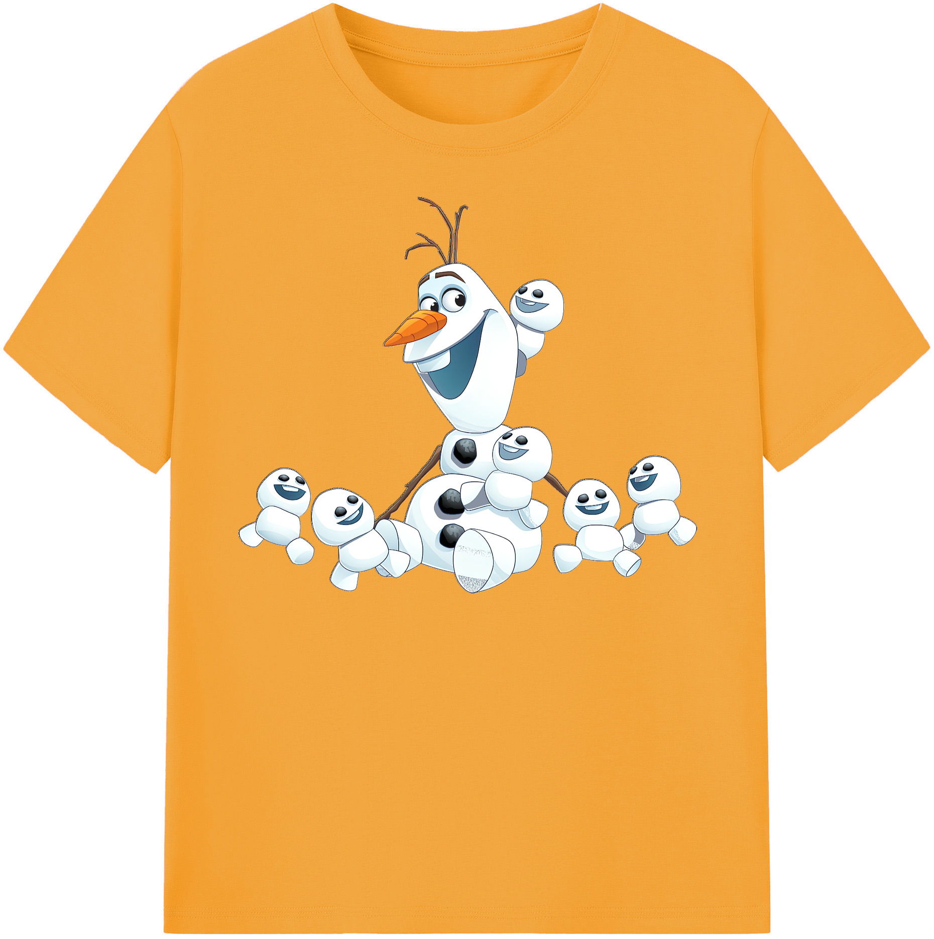 （画像用） アナと雪の女王 アンナ エルサ Frozen Anna Elsa 綿100％半袖Tシャツ（フロントプリント）