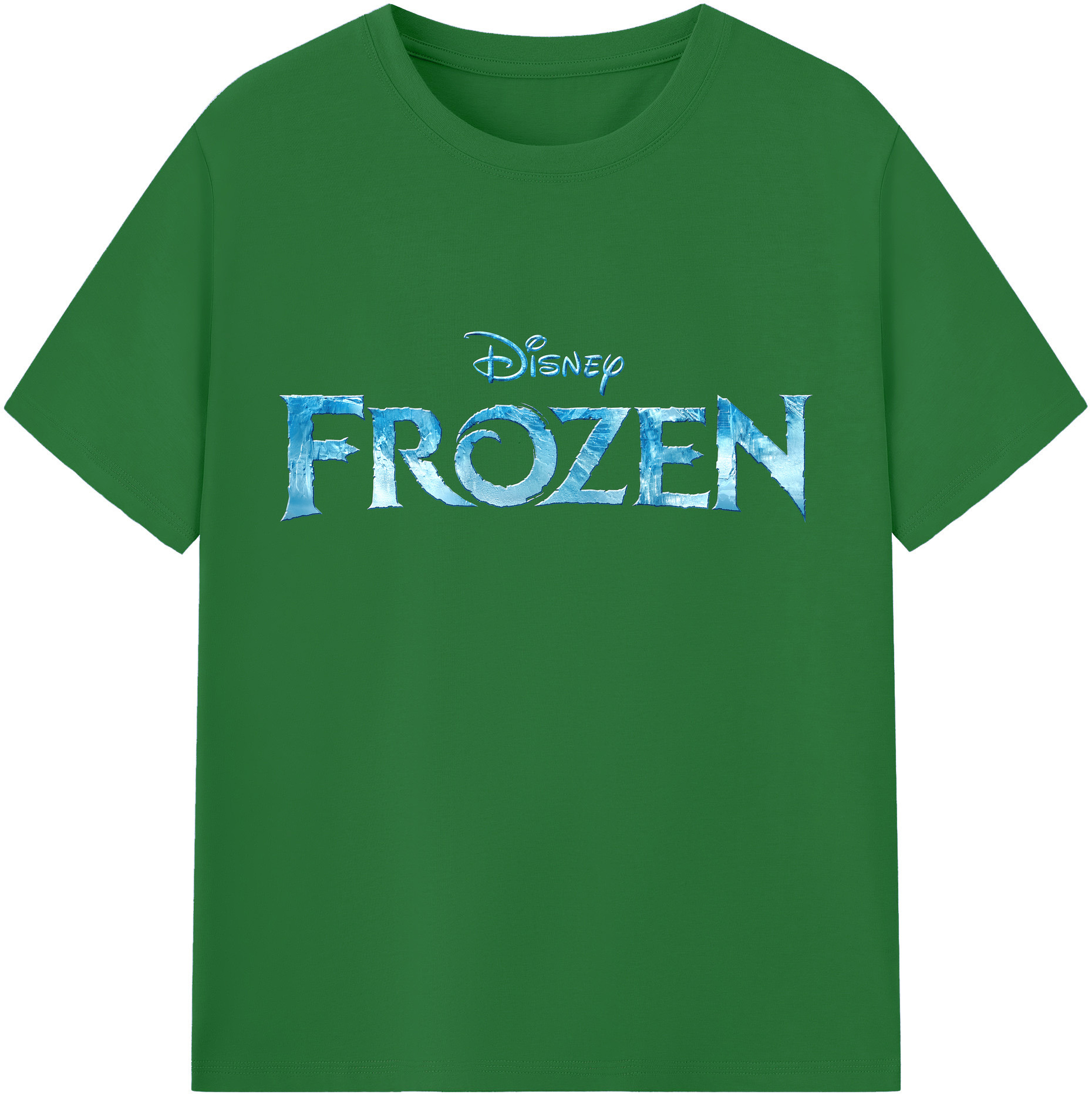 （画像用） アナと雪の女王 アンナ エルサ Frozen Anna Elsa 綿100％半袖Tシャツ（フロントプリント）