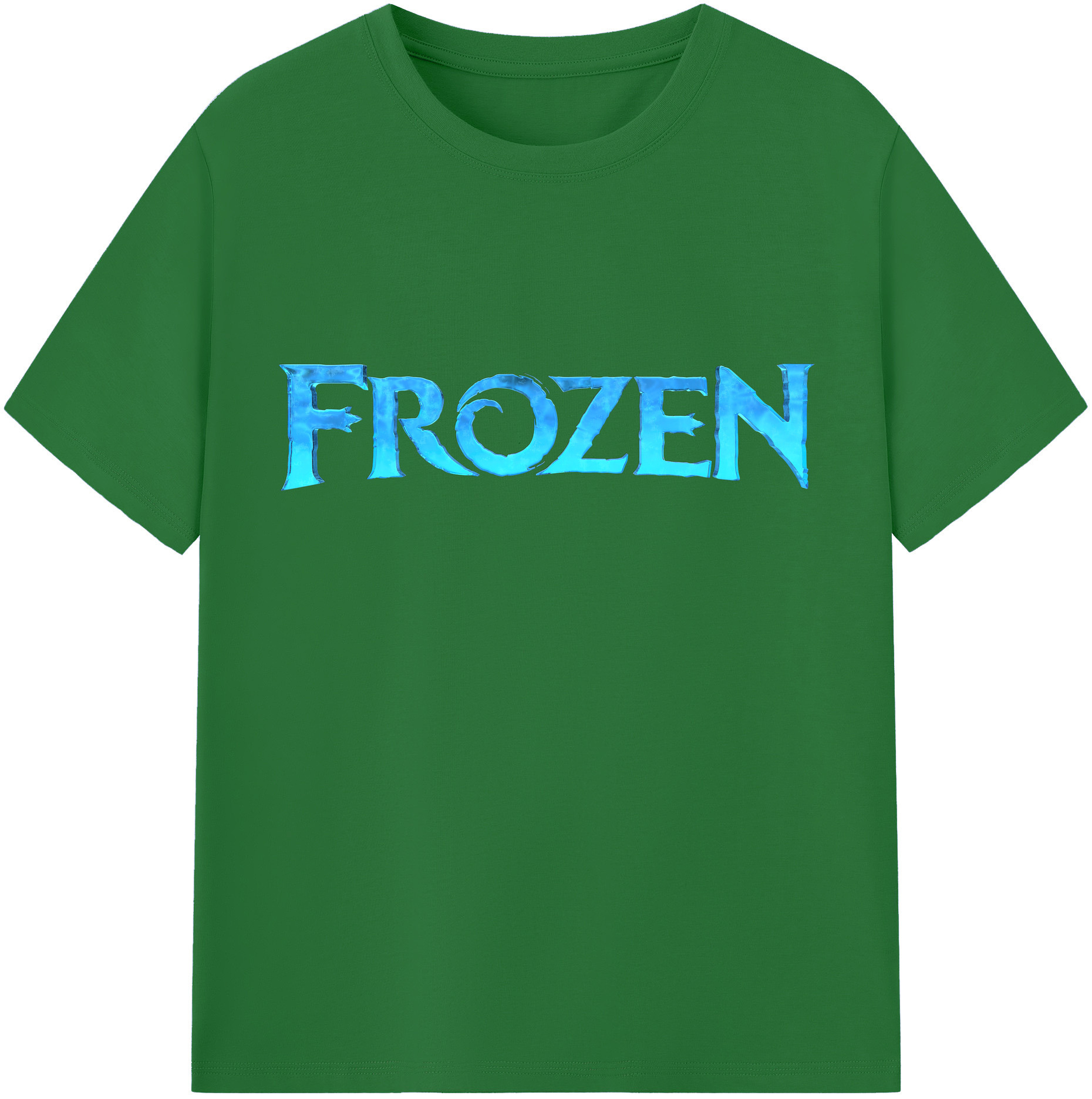 （画像用） アナと雪の女王 アンナ エルサ Frozen Anna Elsa 綿100％半袖Tシャツ（フロントプリント）