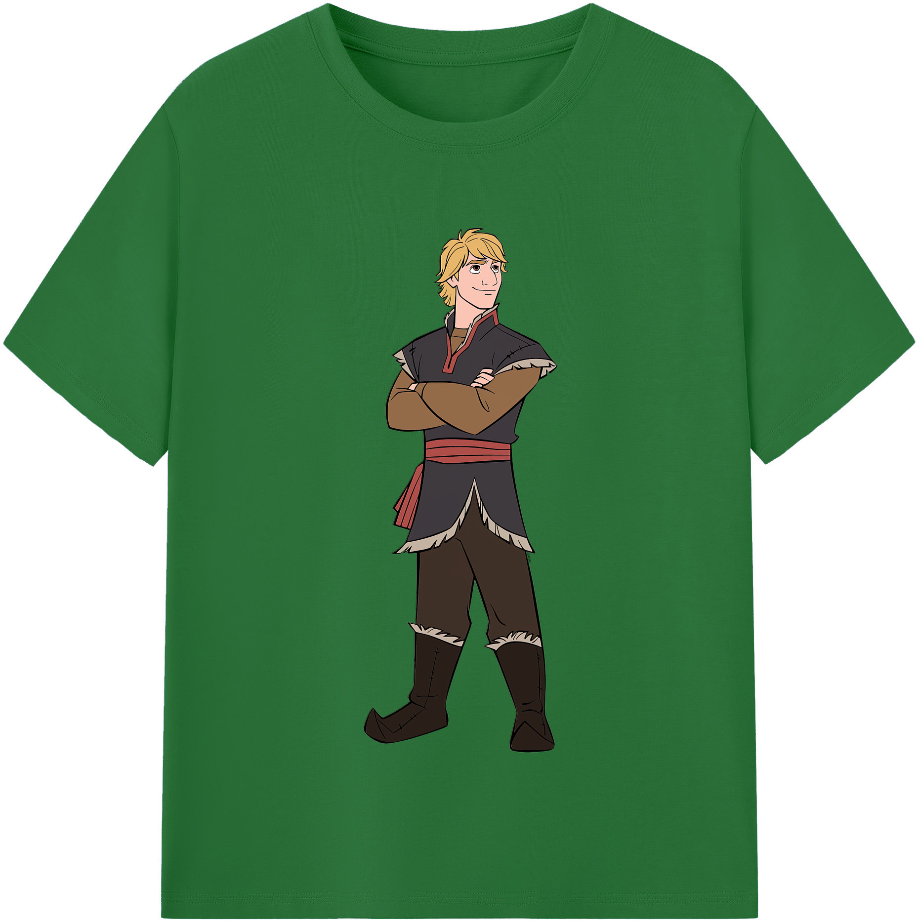 （画像用） アナと雪の女王 アンナ エルサ Frozen Anna Elsa 綿100％半袖Tシャツ（フロントプリント）