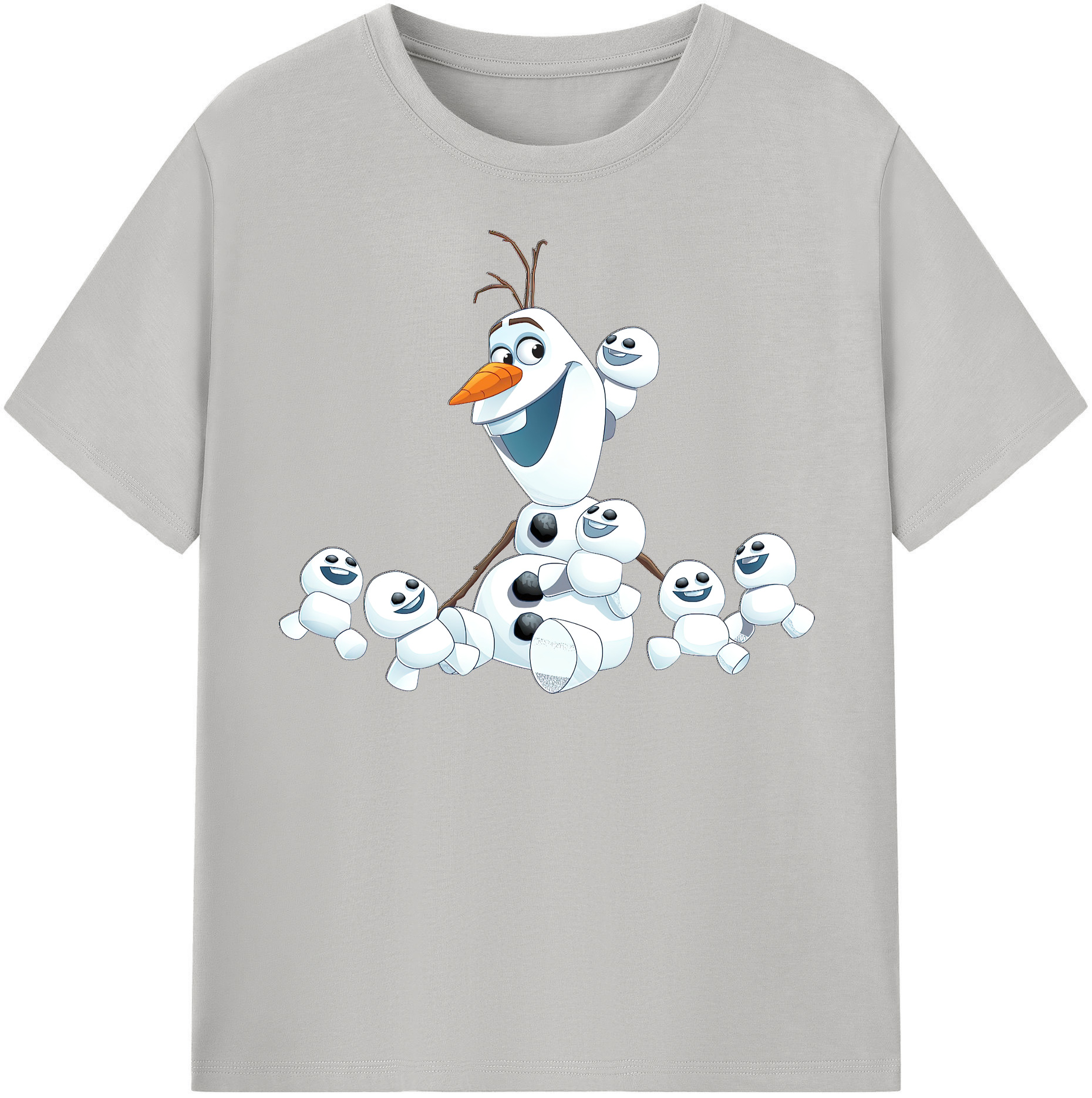 （画像用） アナと雪の女王 アンナ エルサ Frozen Anna Elsa 綿100％半袖Tシャツ（フロントプリント）