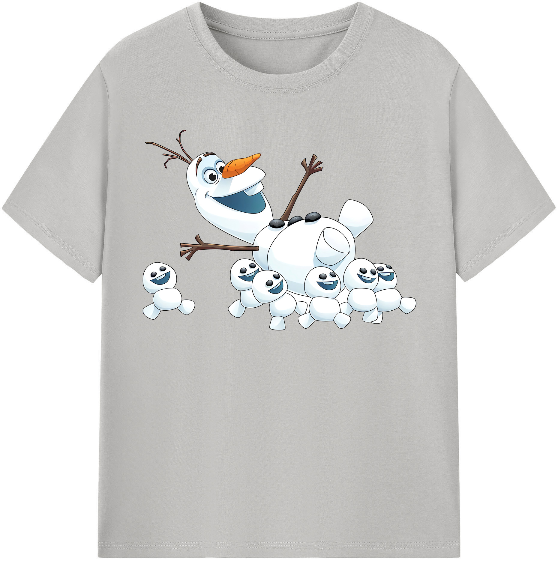 （画像用） アナと雪の女王 アンナ エルサ Frozen Anna Elsa 綿100％半袖Tシャツ（フロントプリント）