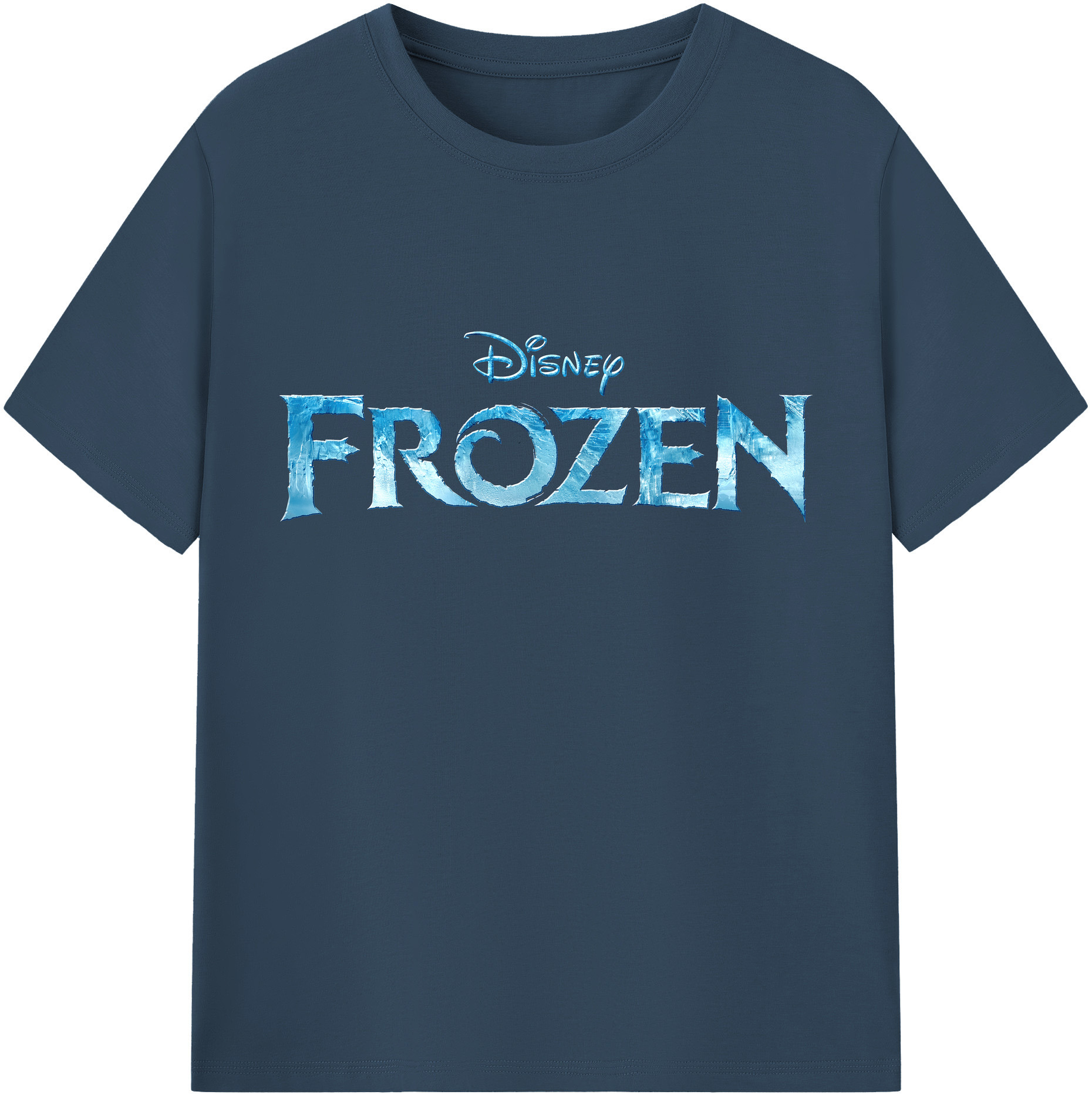 （画像用） アナと雪の女王 アンナ エルサ Frozen Anna Elsa 綿100％半袖Tシャツ（フロントプリント）