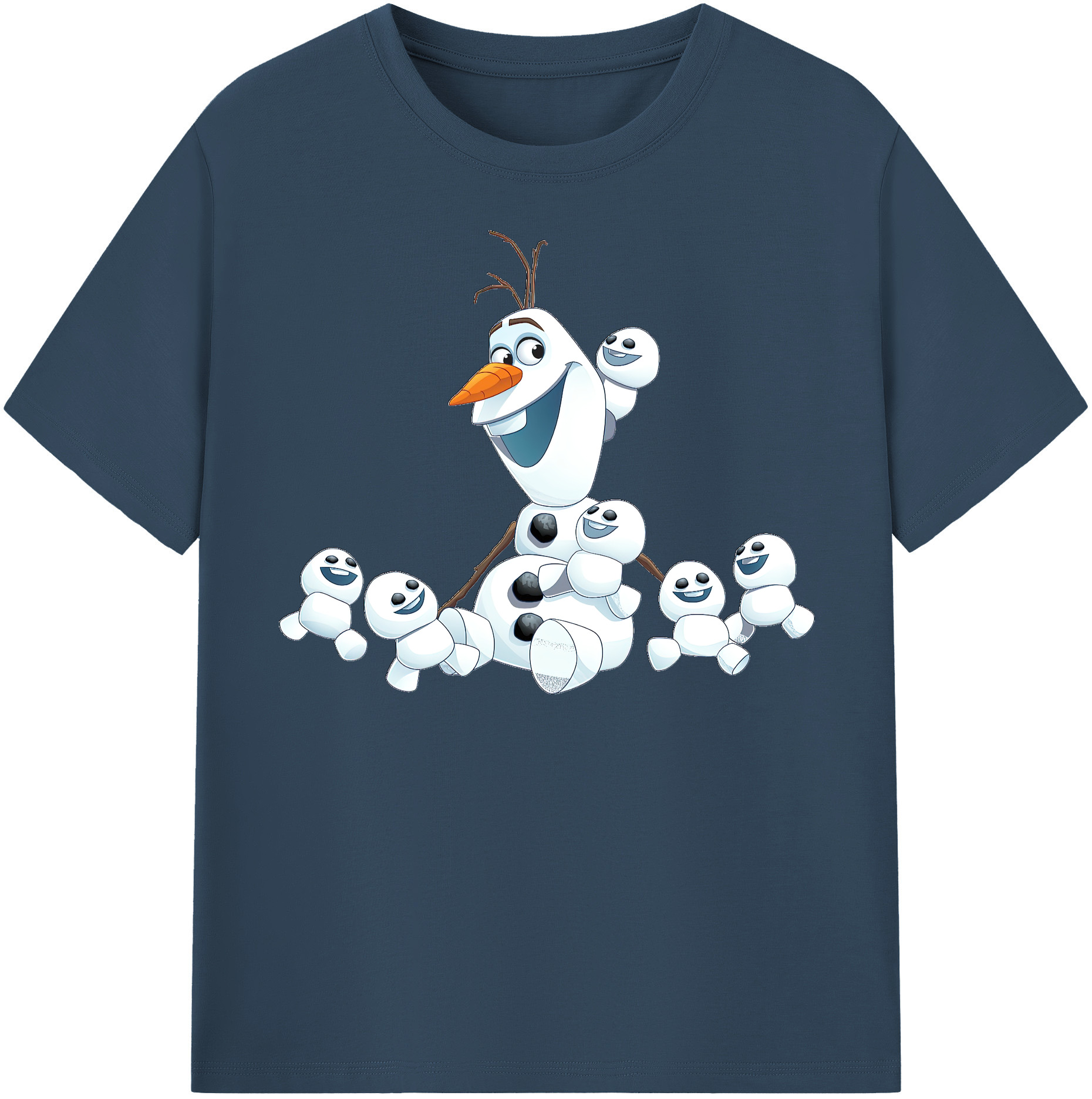 （画像用） アナと雪の女王 アンナ エルサ Frozen Anna Elsa 綿100％半袖Tシャツ（フロントプリント）