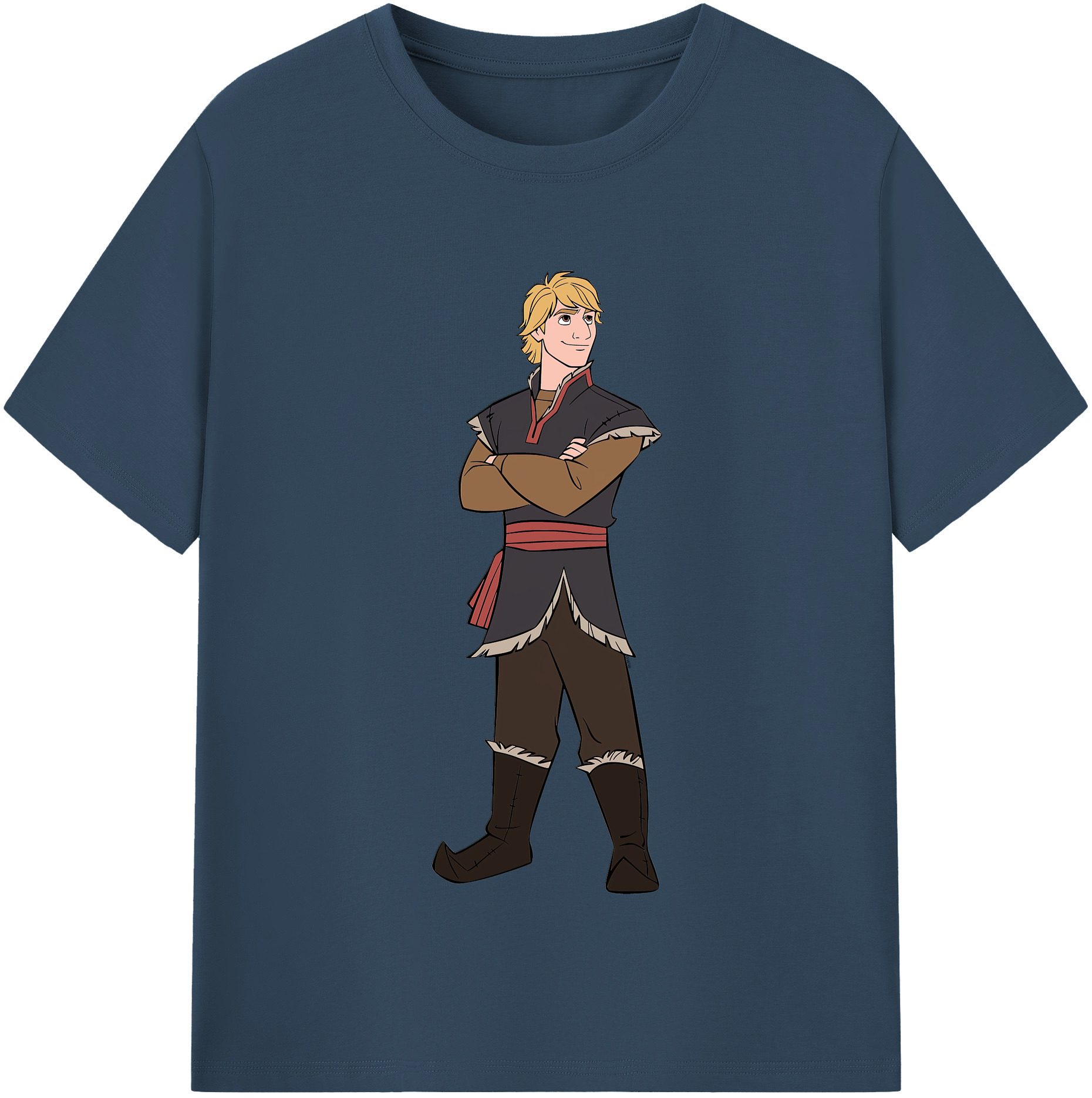（画像用） アナと雪の女王 アンナ エルサ Frozen Anna Elsa 綿100％半袖Tシャツ（フロントプリント）
