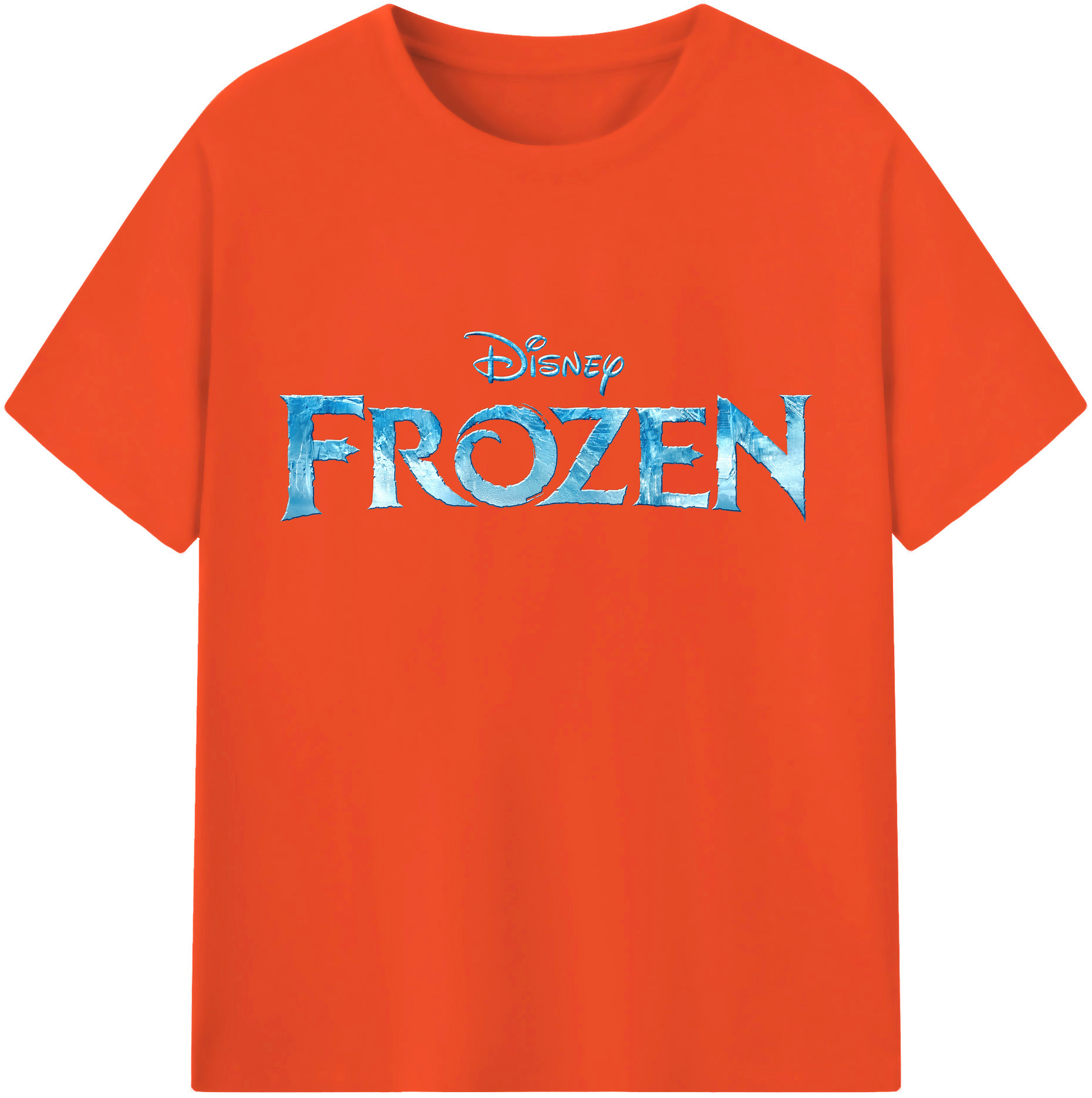 （画像用） アナと雪の女王 アンナ エルサ Frozen Anna Elsa 綿100％半袖Tシャツ（フロントプリント）