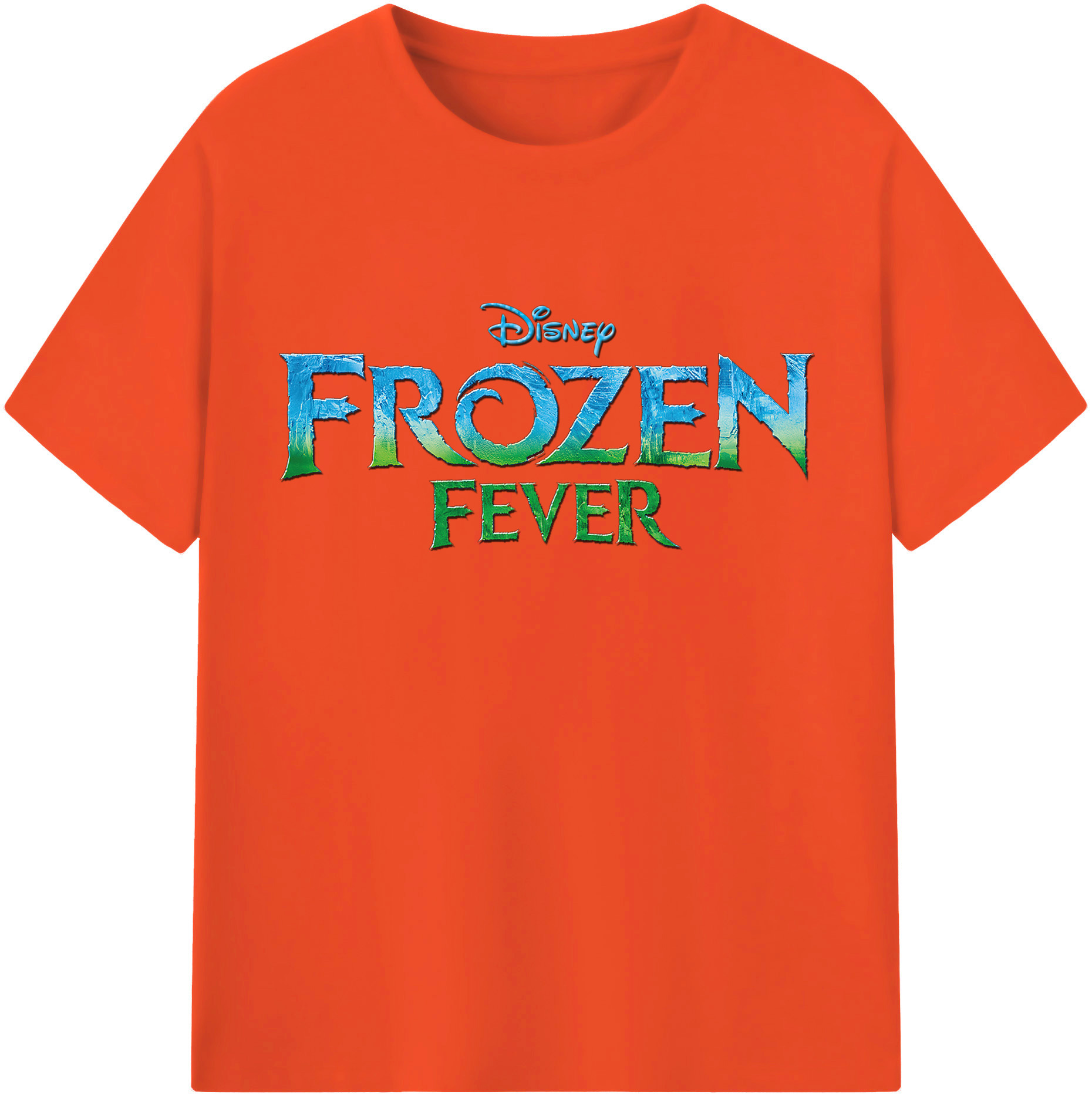 （画像用） アナと雪の女王 アンナ エルサ Frozen Anna Elsa 綿100％半袖Tシャツ（フロントプリント）