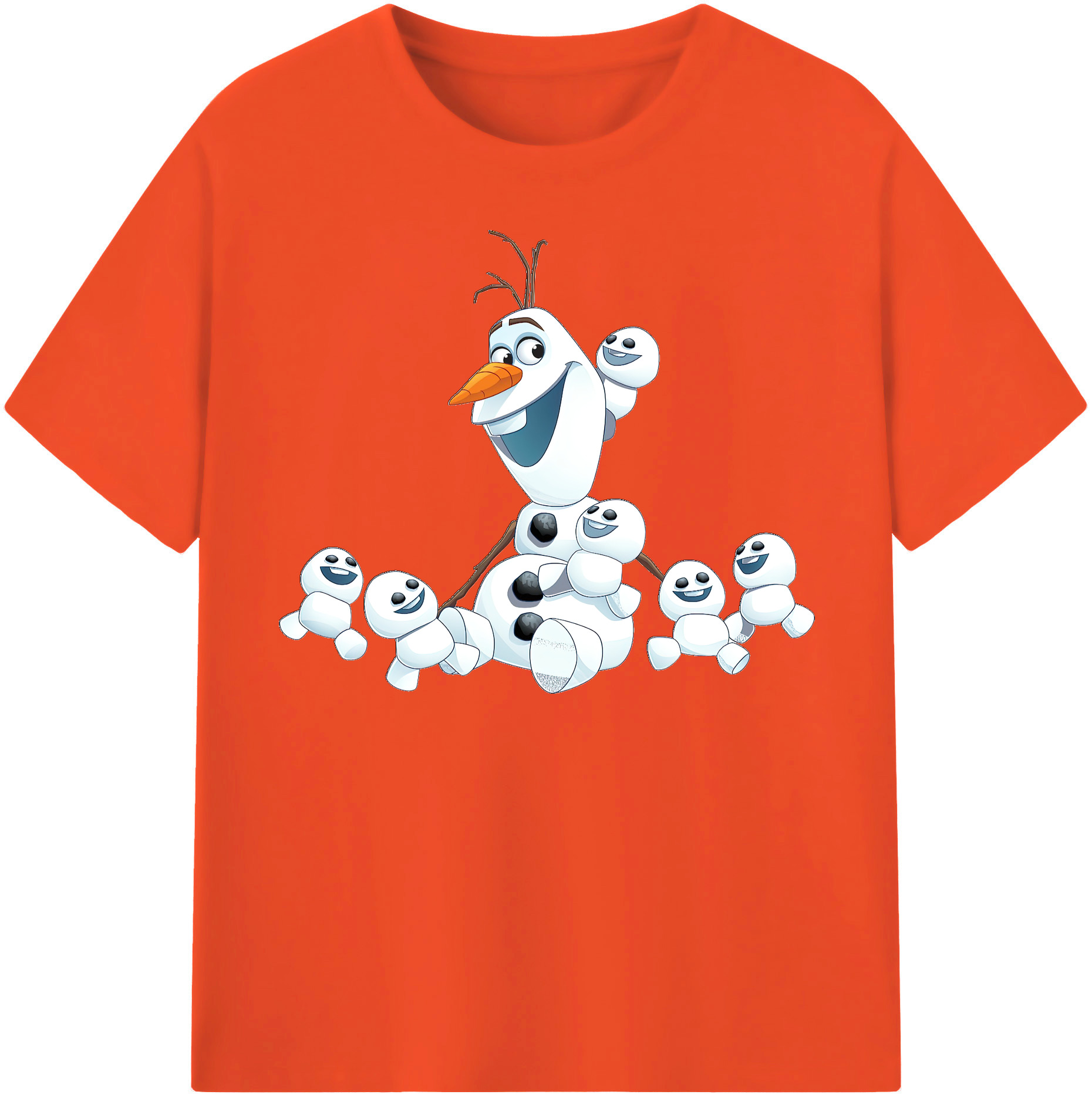 （画像用） アナと雪の女王 アンナ エルサ Frozen Anna Elsa 綿100％半袖Tシャツ（フロントプリント）