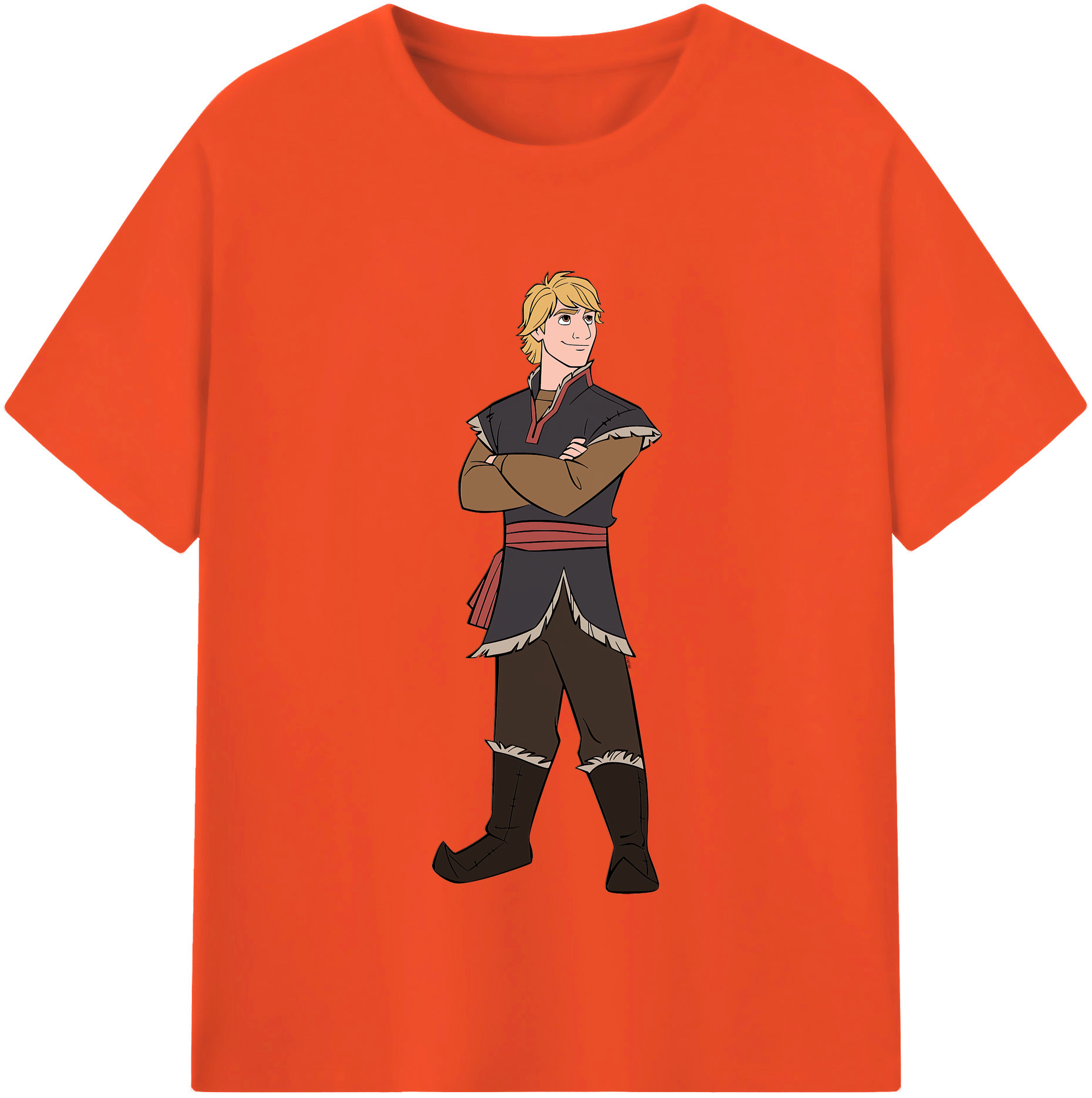 （画像用） アナと雪の女王 アンナ エルサ Frozen Anna Elsa 綿100％半袖Tシャツ（フロントプリント）