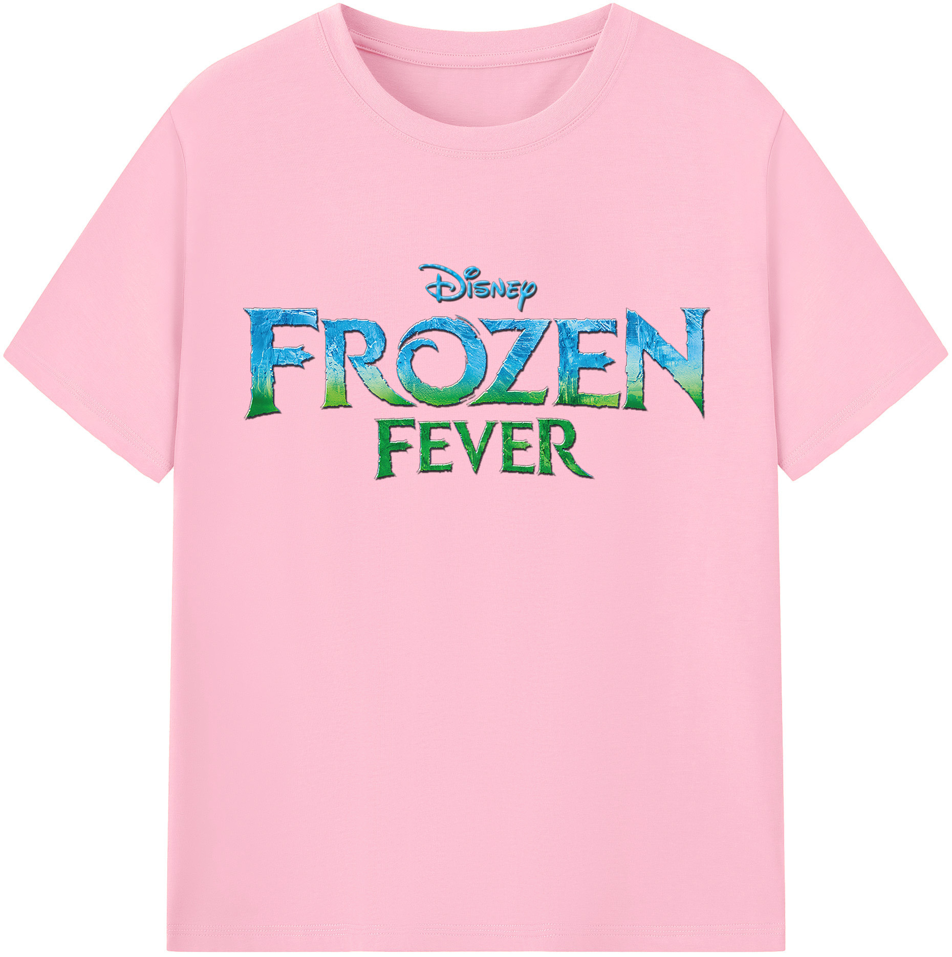 （画像用） アナと雪の女王 アンナ エルサ Frozen Anna Elsa 綿100％半袖Tシャツ（フロントプリント）