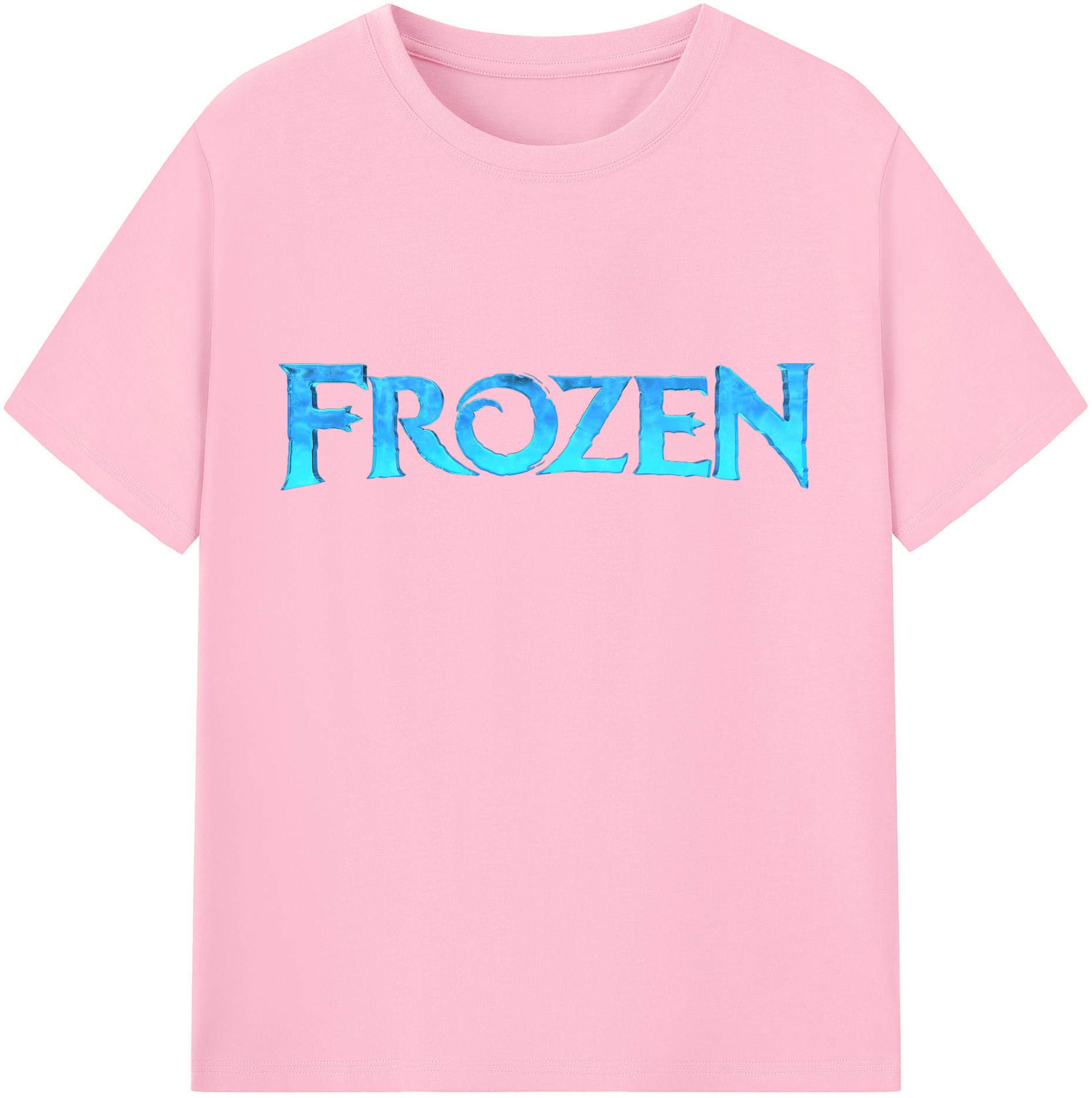 （画像用） アナと雪の女王 アンナ エルサ Frozen Anna Elsa 綿100％半袖Tシャツ（フロントプリント）