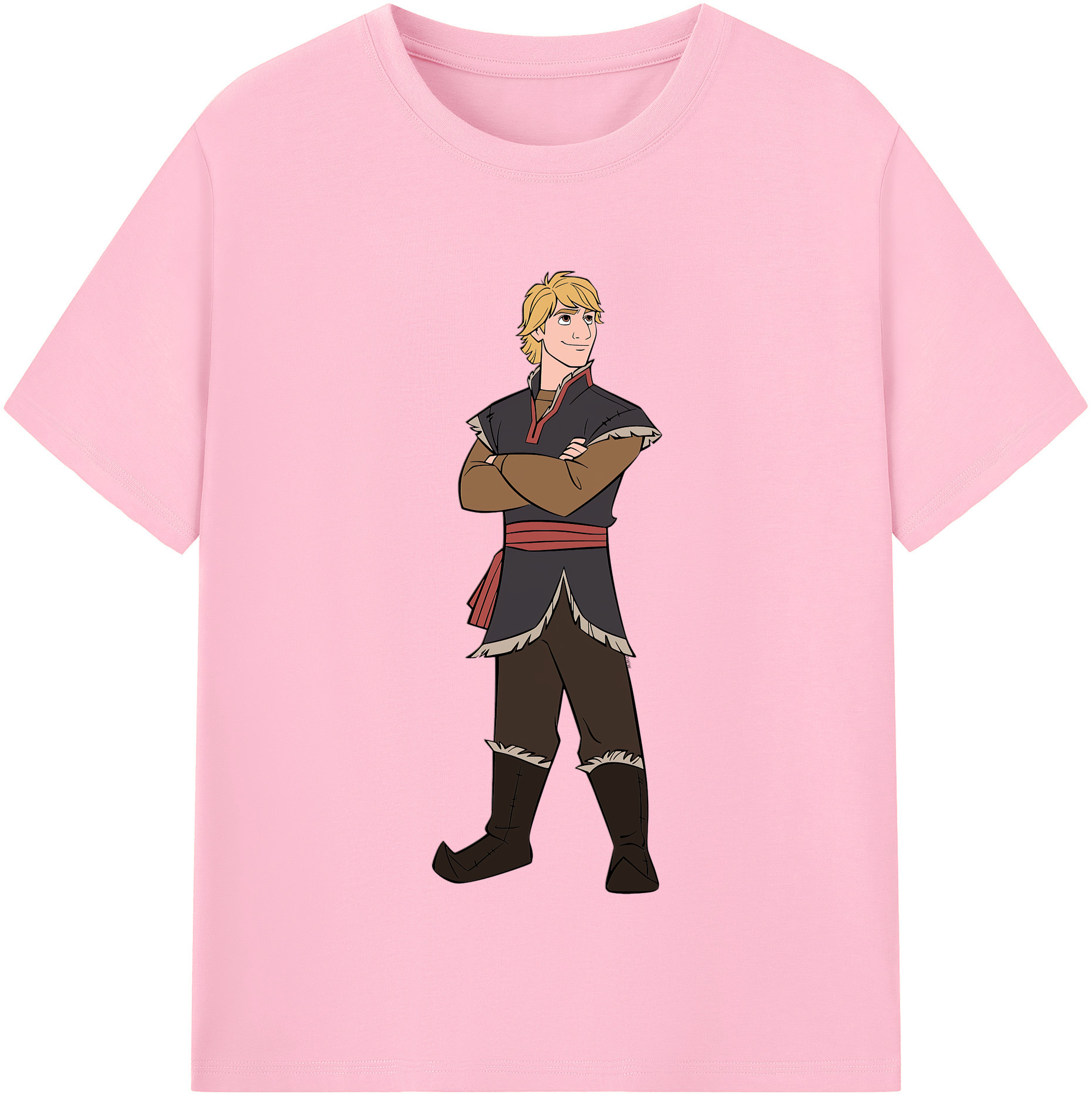 （画像用） アナと雪の女王 アンナ エルサ Frozen Anna Elsa 綿100％半袖Tシャツ（フロントプリント）