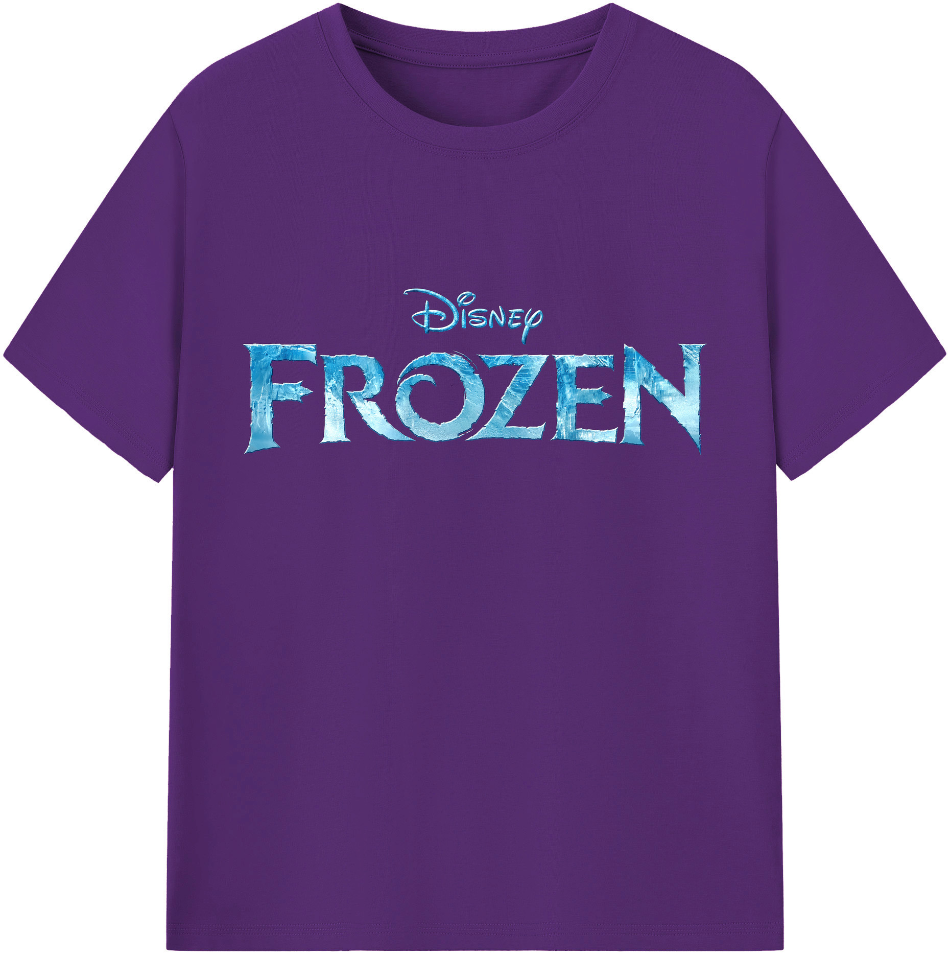 （画像用） アナと雪の女王 アンナ エルサ Frozen Anna Elsa 綿100％半袖Tシャツ（フロントプリント）