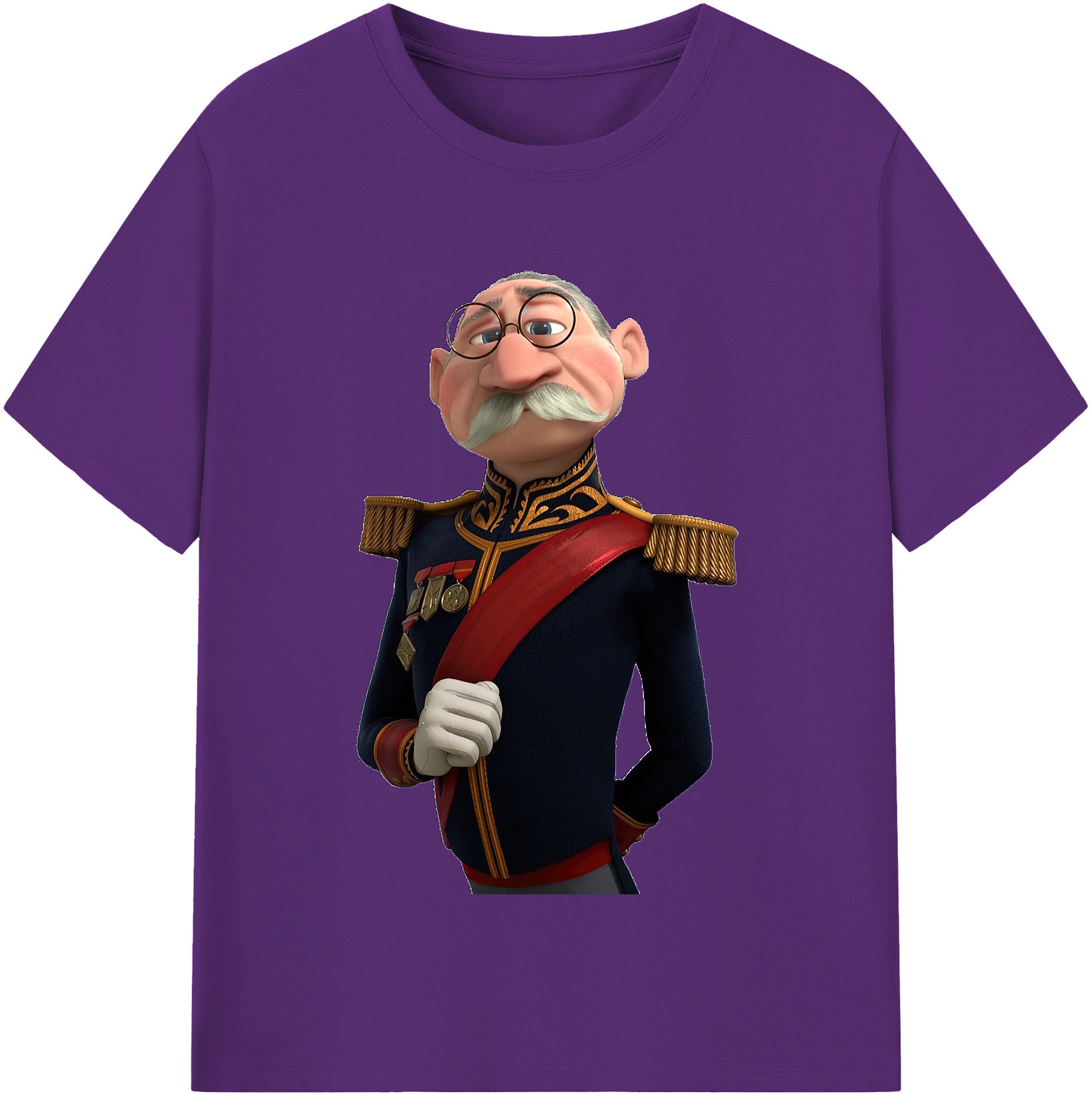 （画像用） アナと雪の女王 アンナ エルサ Frozen Anna Elsa 綿100％半袖Tシャツ（フロントプリント）