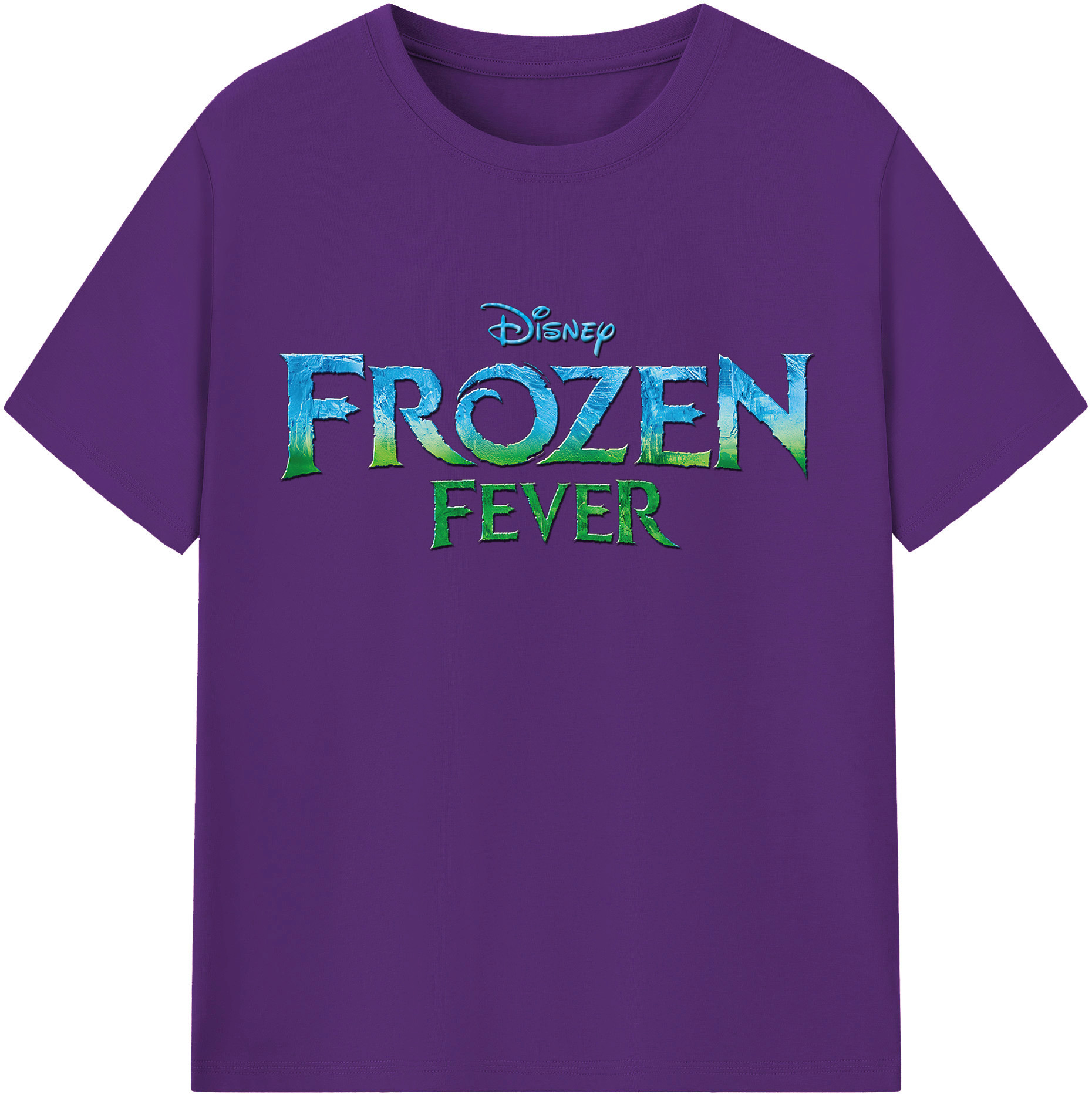 （画像用） アナと雪の女王 アンナ エルサ Frozen Anna Elsa 綿100％半袖Tシャツ（フロントプリント）