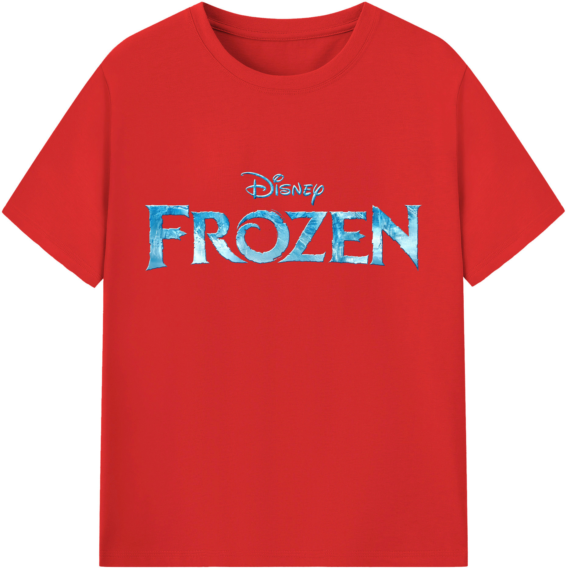 （画像用） アナと雪の女王 アンナ エルサ Frozen Anna Elsa 綿100％半袖Tシャツ（フロントプリント）