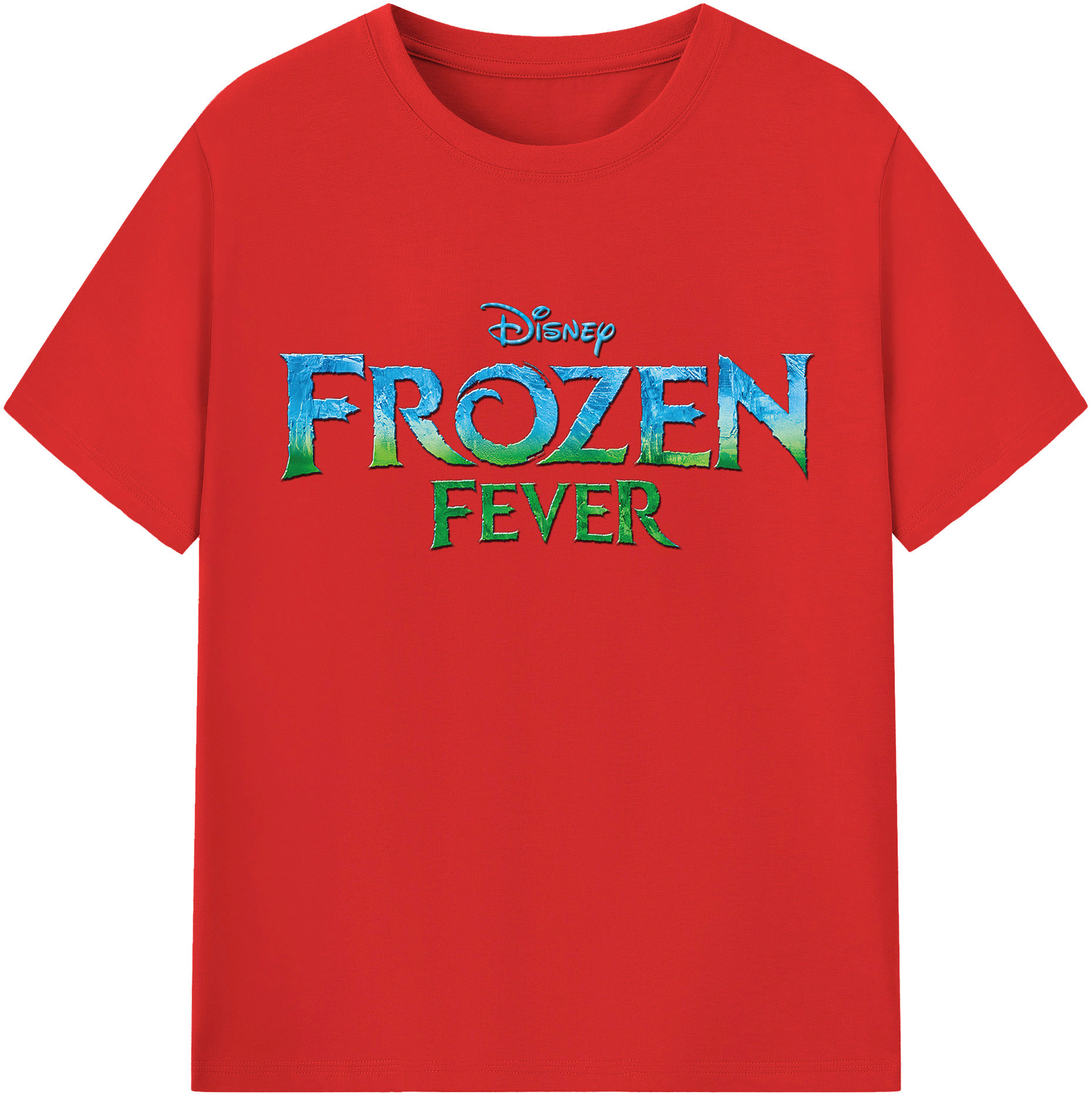 （画像用） アナと雪の女王 アンナ エルサ Frozen Anna Elsa 綿100％半袖Tシャツ（フロントプリント）