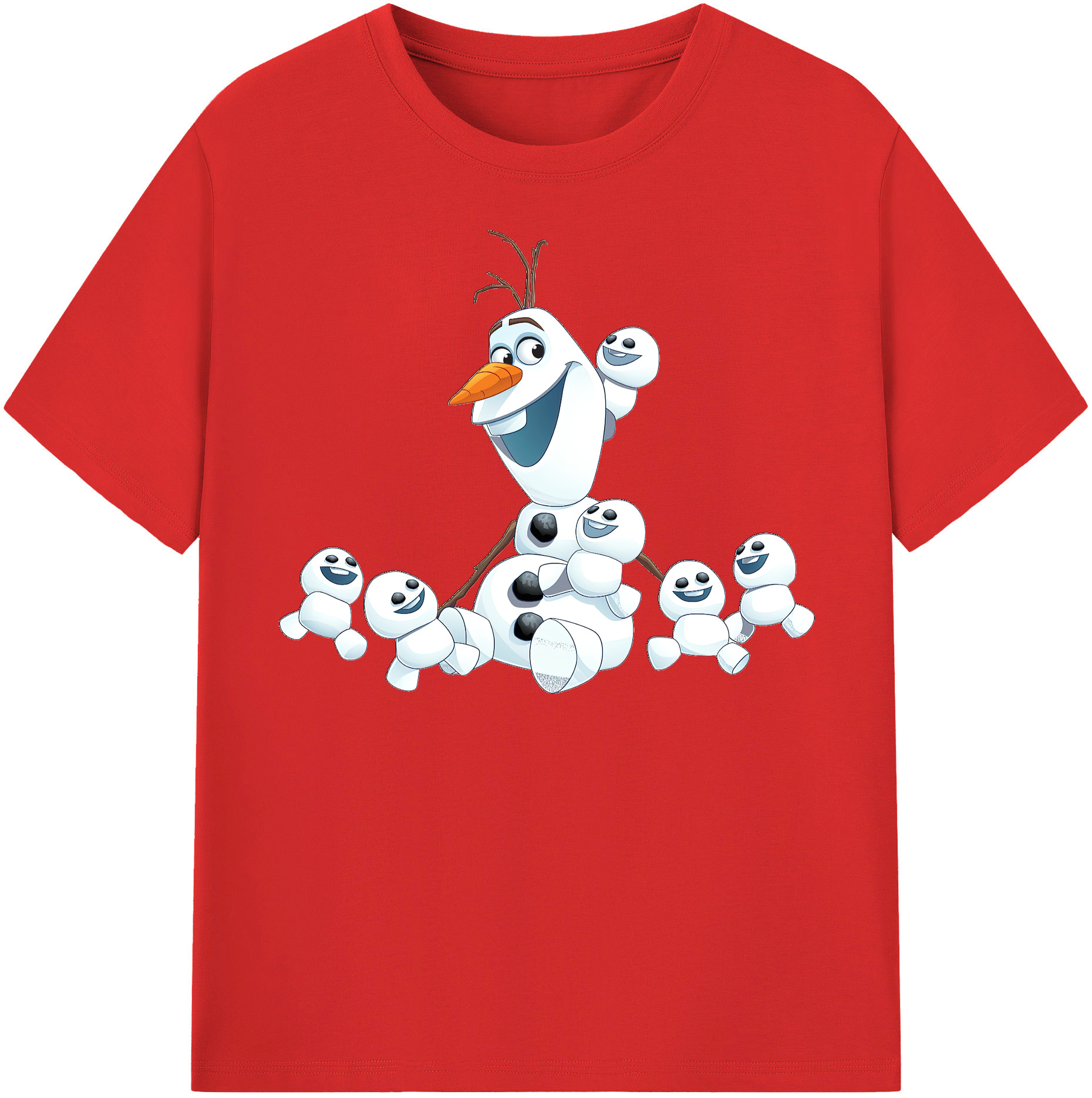 （画像用） アナと雪の女王 アンナ エルサ Frozen Anna Elsa 綿100％半袖Tシャツ（フロントプリント）