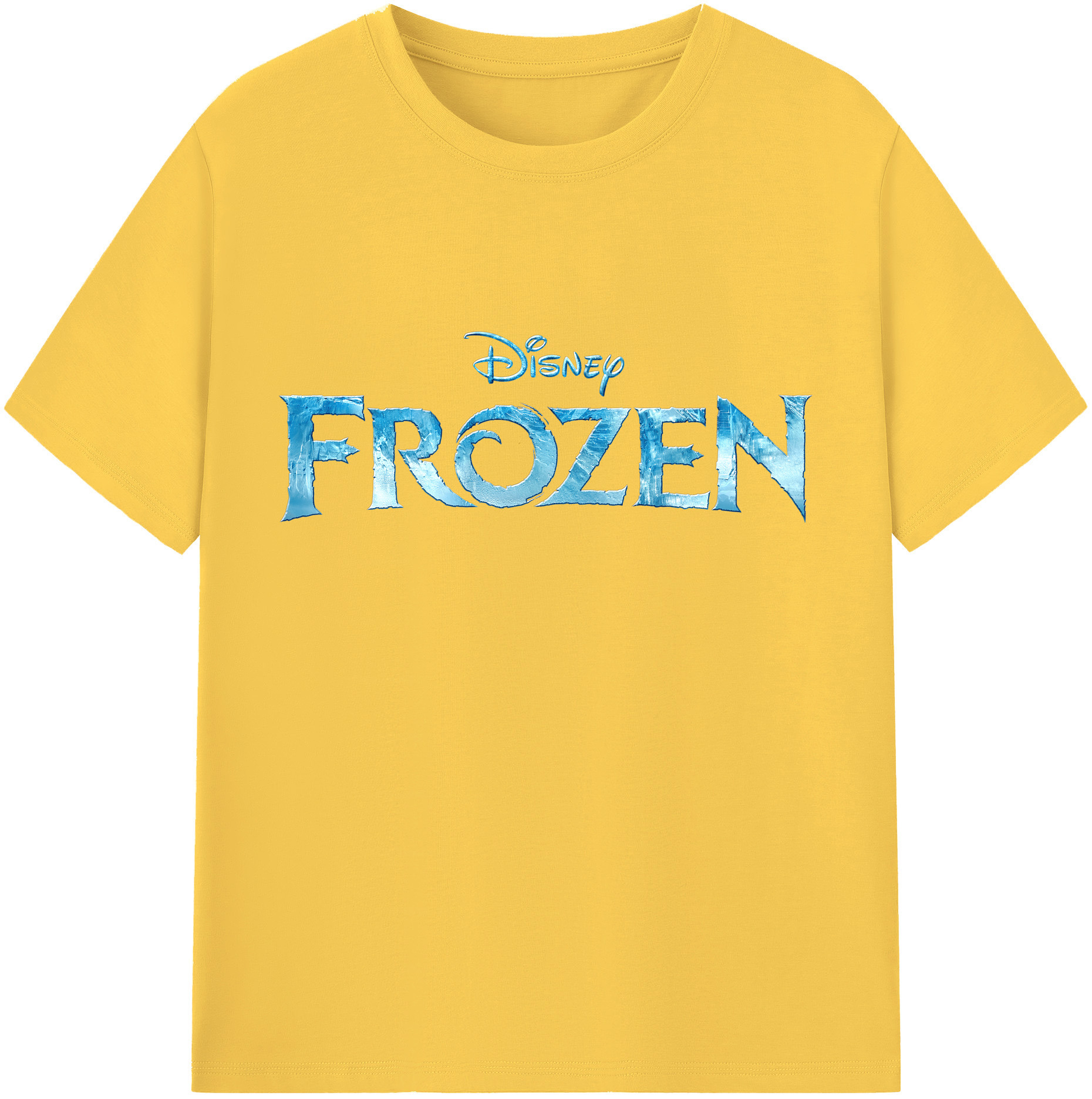 （画像用） アナと雪の女王 アンナ エルサ Frozen Anna Elsa 綿100％半袖Tシャツ（フロントプリント）