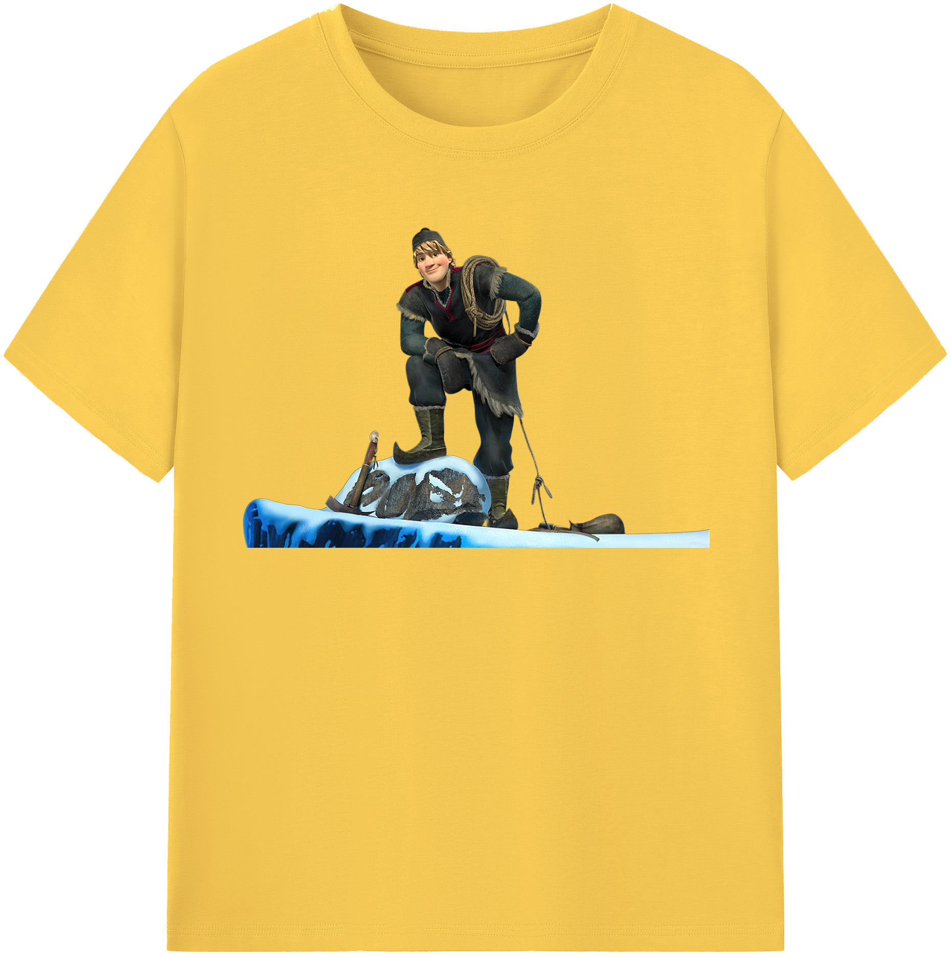 （画像用） アナと雪の女王 アンナ エルサ Frozen Anna Elsa 綿100％半袖Tシャツ（フロントプリント）