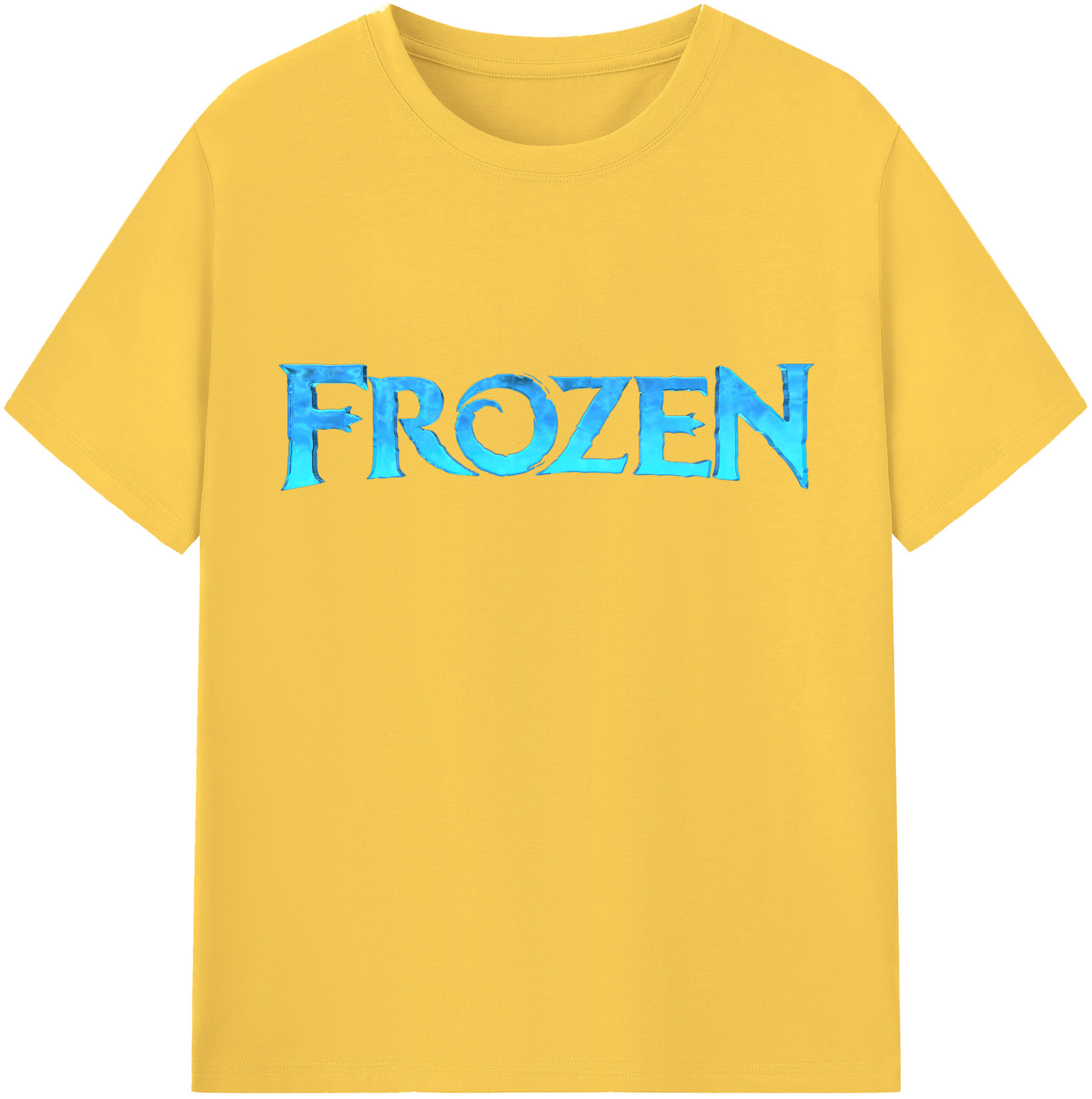 （画像用） アナと雪の女王 アンナ エルサ Frozen Anna Elsa 綿100％半袖Tシャツ（フロントプリント）