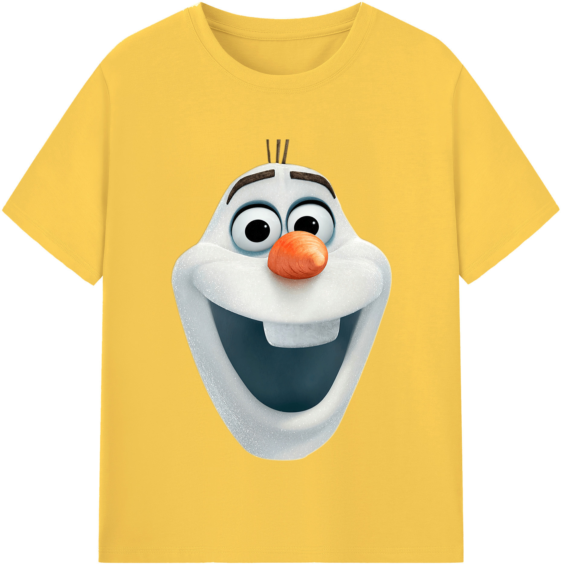 （画像用） アナと雪の女王 アンナ エルサ Frozen Anna Elsa 綿100％半袖Tシャツ（フロントプリント）