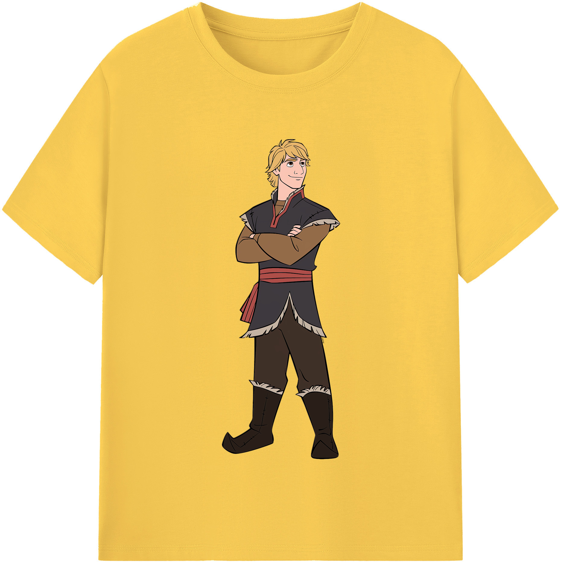 （画像用） アナと雪の女王 アンナ エルサ Frozen Anna Elsa 綿100％半袖Tシャツ（フロントプリント）