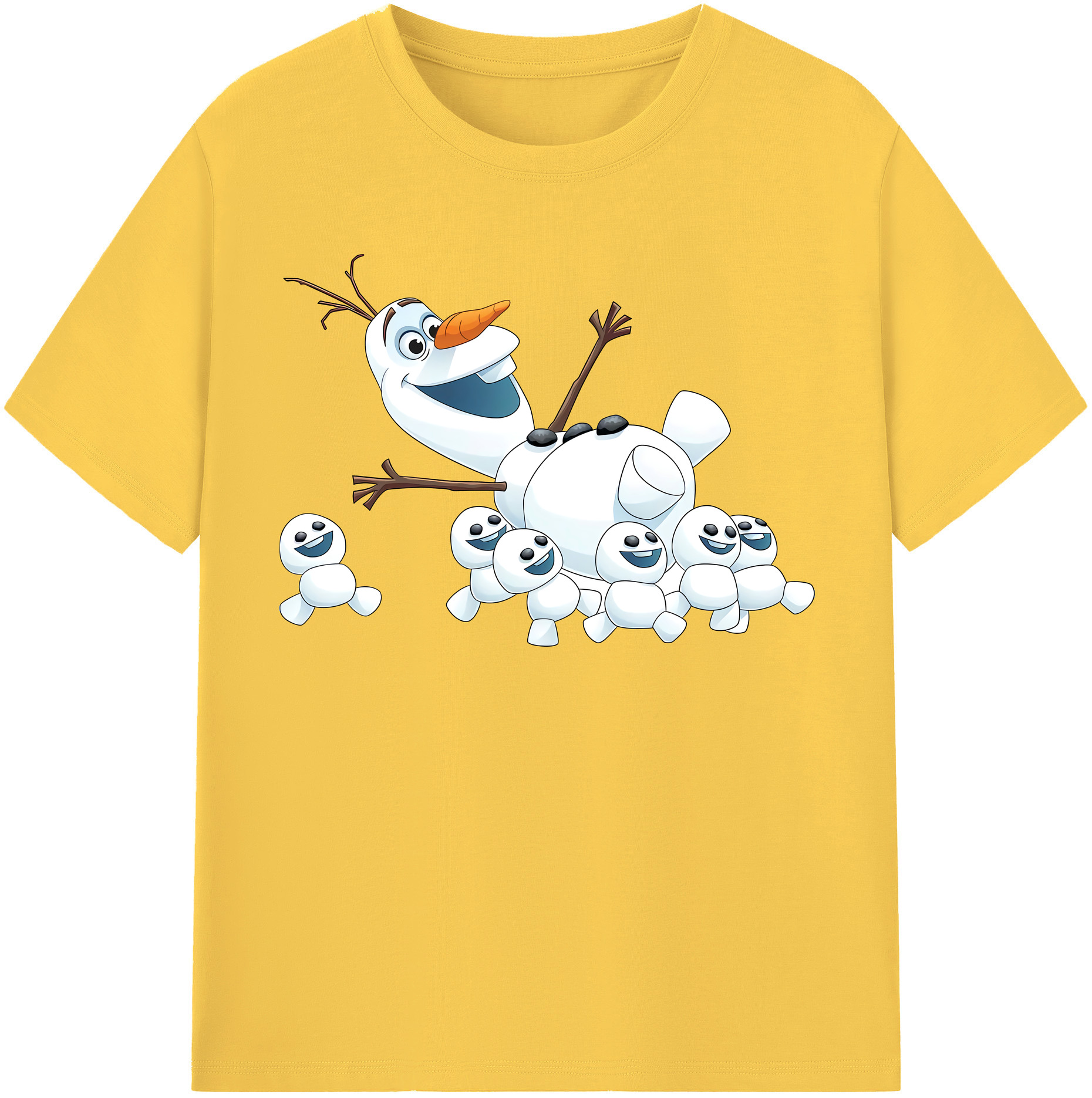 （画像用） アナと雪の女王 アンナ エルサ Frozen Anna Elsa 綿100％半袖Tシャツ（フロントプリント）