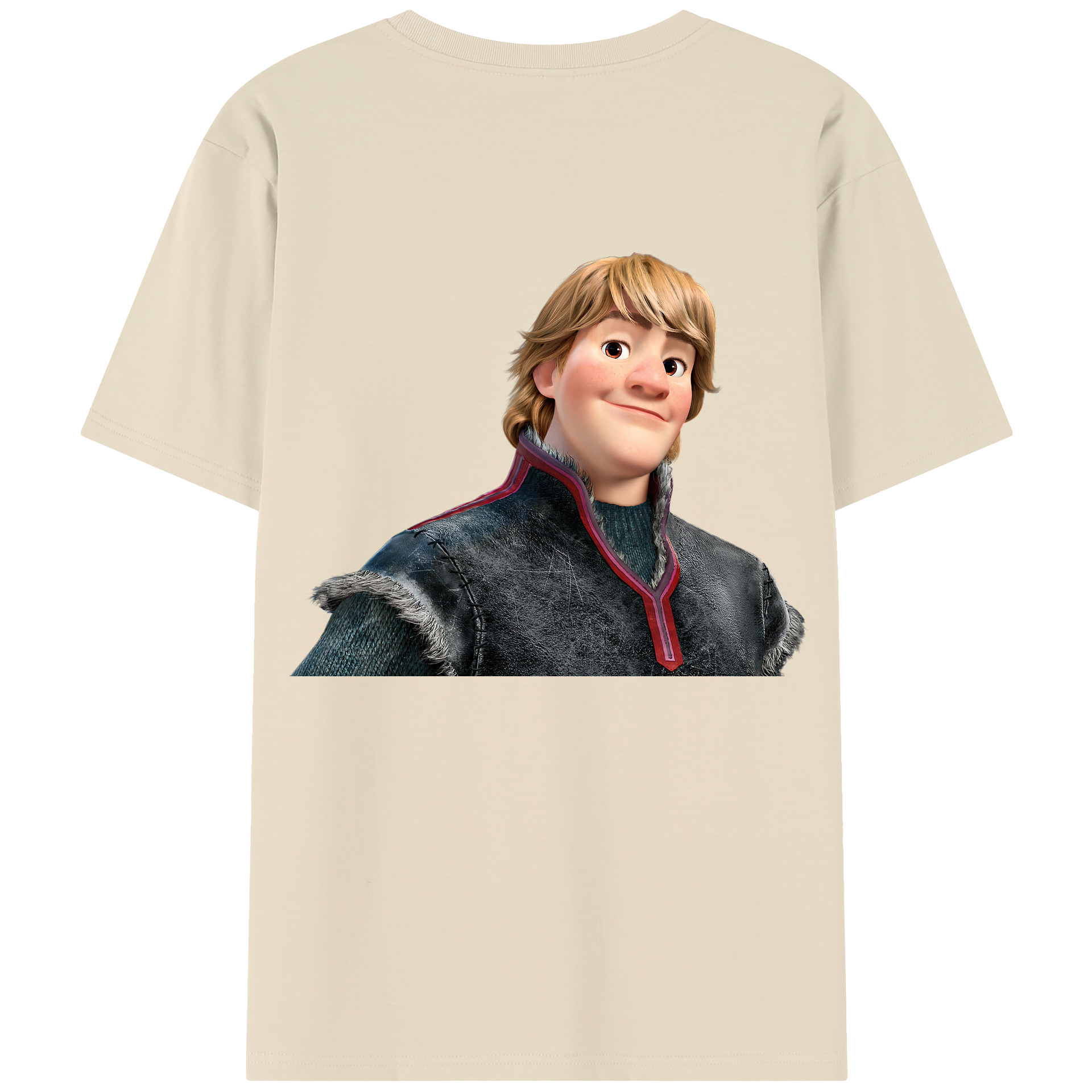 （画像用） アナと雪の女王 アンナ エルサ Frozen Anna Elsa 綿100％半袖Tシャツ（背面プリント）