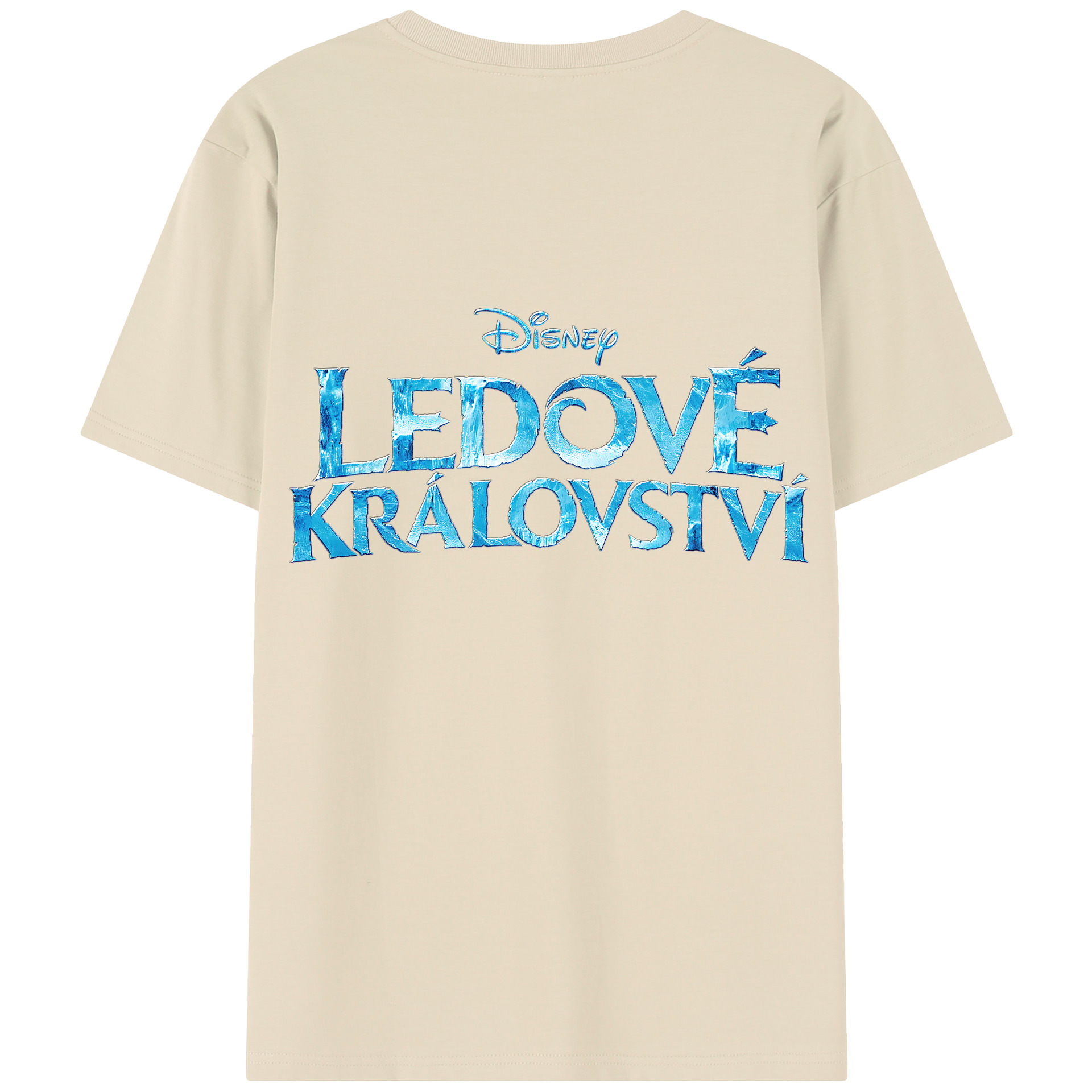 （画像用） アナと雪の女王 アンナ エルサ Frozen Anna Elsa 綿100％半袖Tシャツ（背面プリント）