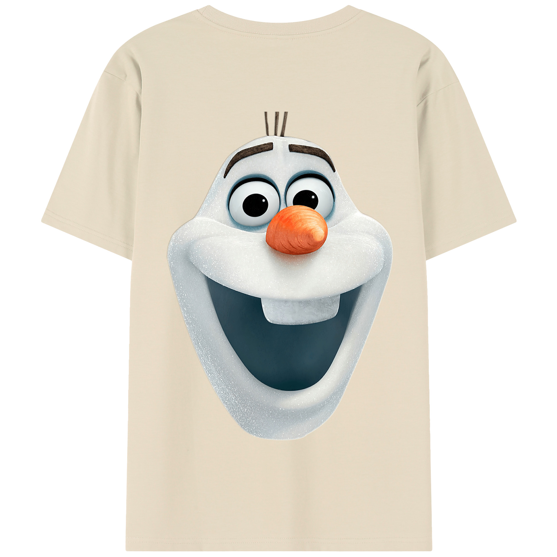 （画像用） アナと雪の女王 アンナ エルサ Frozen Anna Elsa 綿100％半袖Tシャツ（背面プリント）