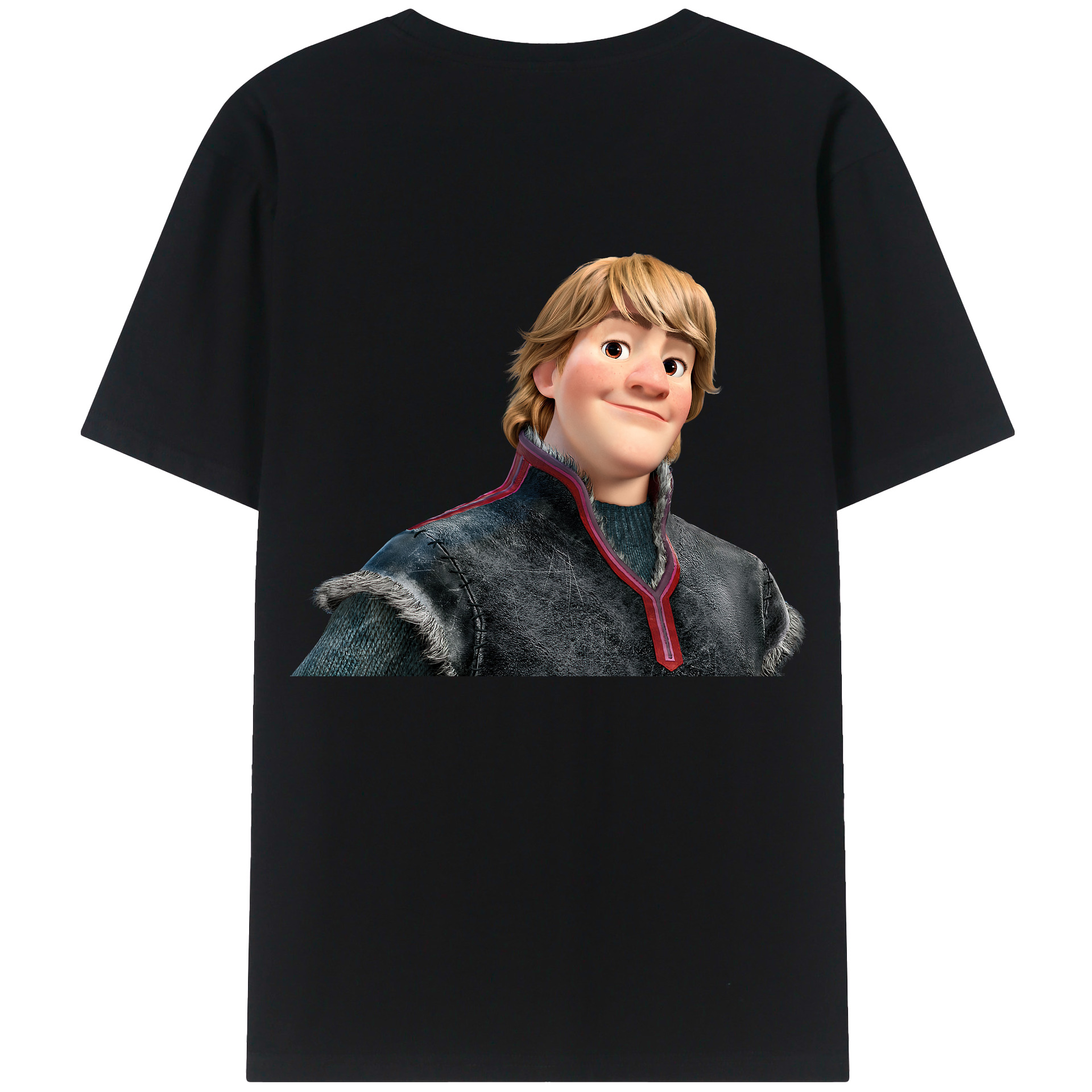 （画像用） アナと雪の女王 アンナ エルサ Frozen Anna Elsa 綿100％半袖Tシャツ（背面プリント）