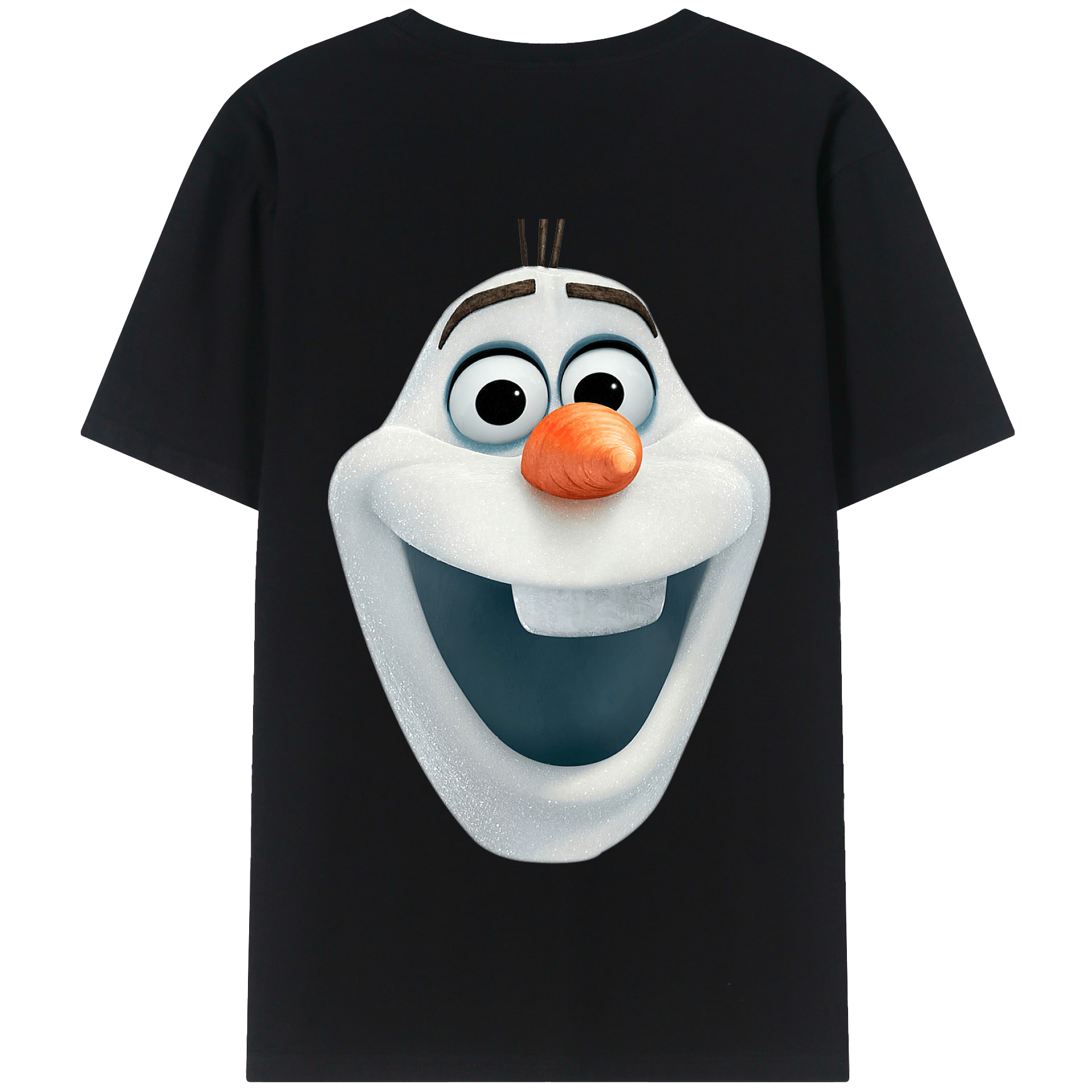（画像用） アナと雪の女王 アンナ エルサ Frozen Anna Elsa 綿100％半袖Tシャツ（背面プリント）