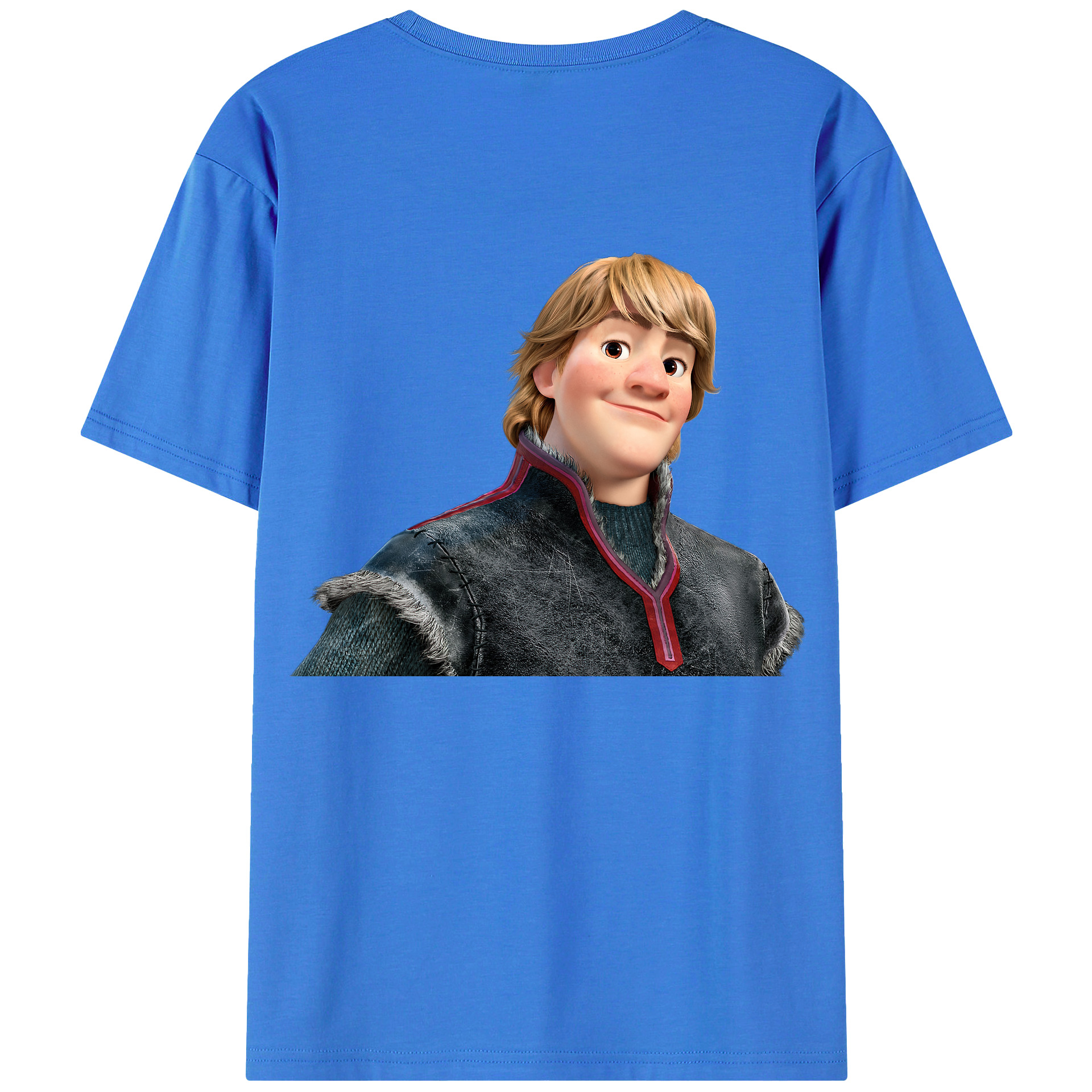 （画像用） アナと雪の女王 アンナ エルサ Frozen Anna Elsa 綿100％半袖Tシャツ（背面プリント）